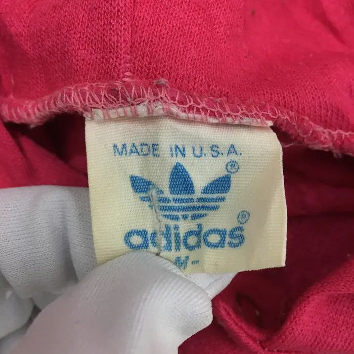 Adidas Vintage 80' ADIDAS ORIGINALS Trefoil Logo Hoodie Made In USA Size M / US 6-8 / IT 42-44 - 8 Thumbnail