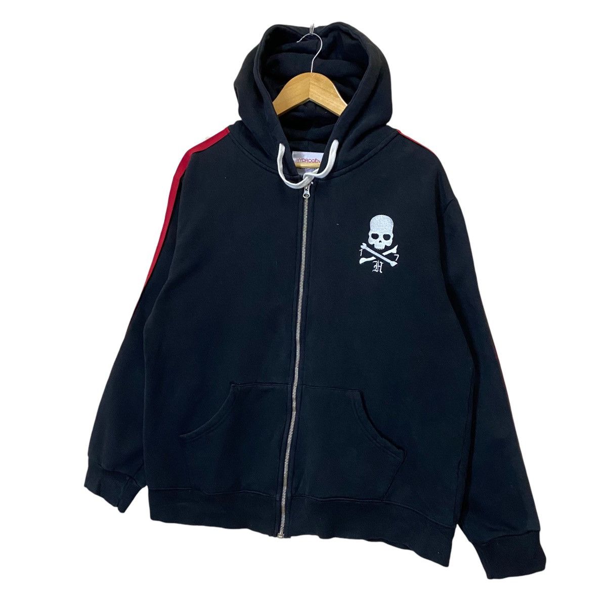 HYDROGEN Hydrogen Sportsware Italy Small Logo Zipper Hoodie Size US M / EU 48-50 / 2 - 3 Thumbnail