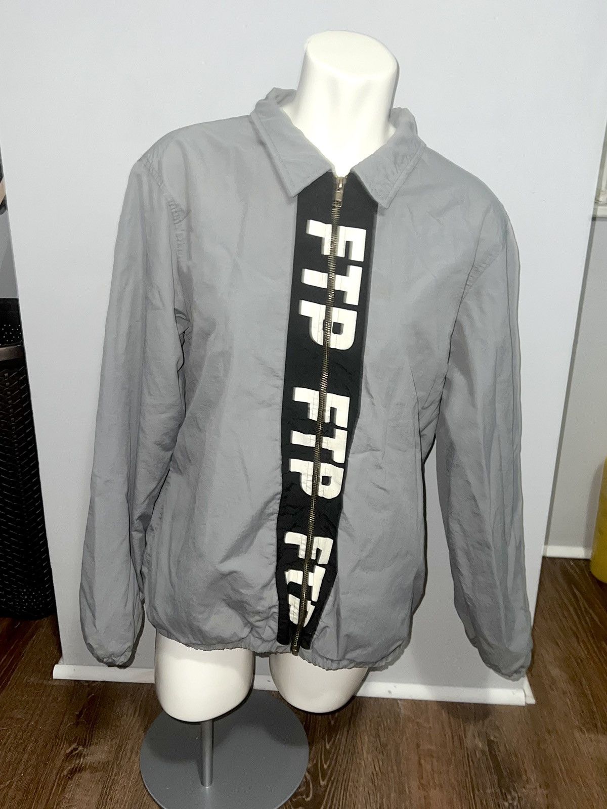 Fuck The Population × G59 Records FTP grey zip up jacket Size US M / EU 48-50 / 2 - 1 Thumbnail