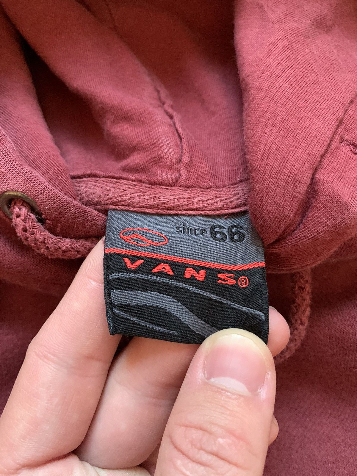 Vans × Vintage Crazy Vintage OG Vans Logo Skateboards Boxy Hoodie Size XS / US 0-2 / IT 36-38 - 7 Thumbnail