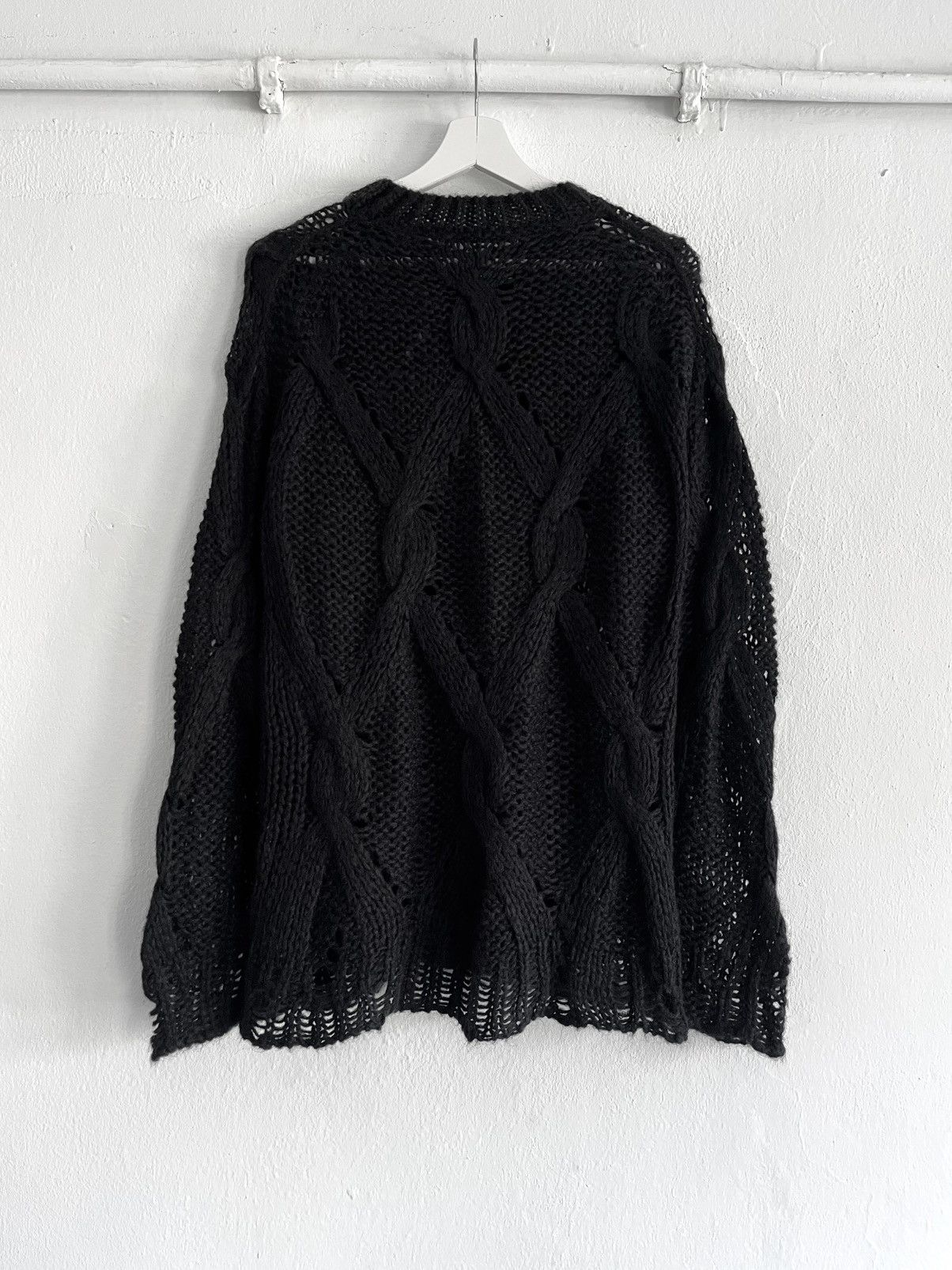 Acne Studios Acne Studios Spiderweb Mohair Wool Cable Knit Sweater Unisex Size US M / EU 48-50 / 2 - 2 Thumbnail