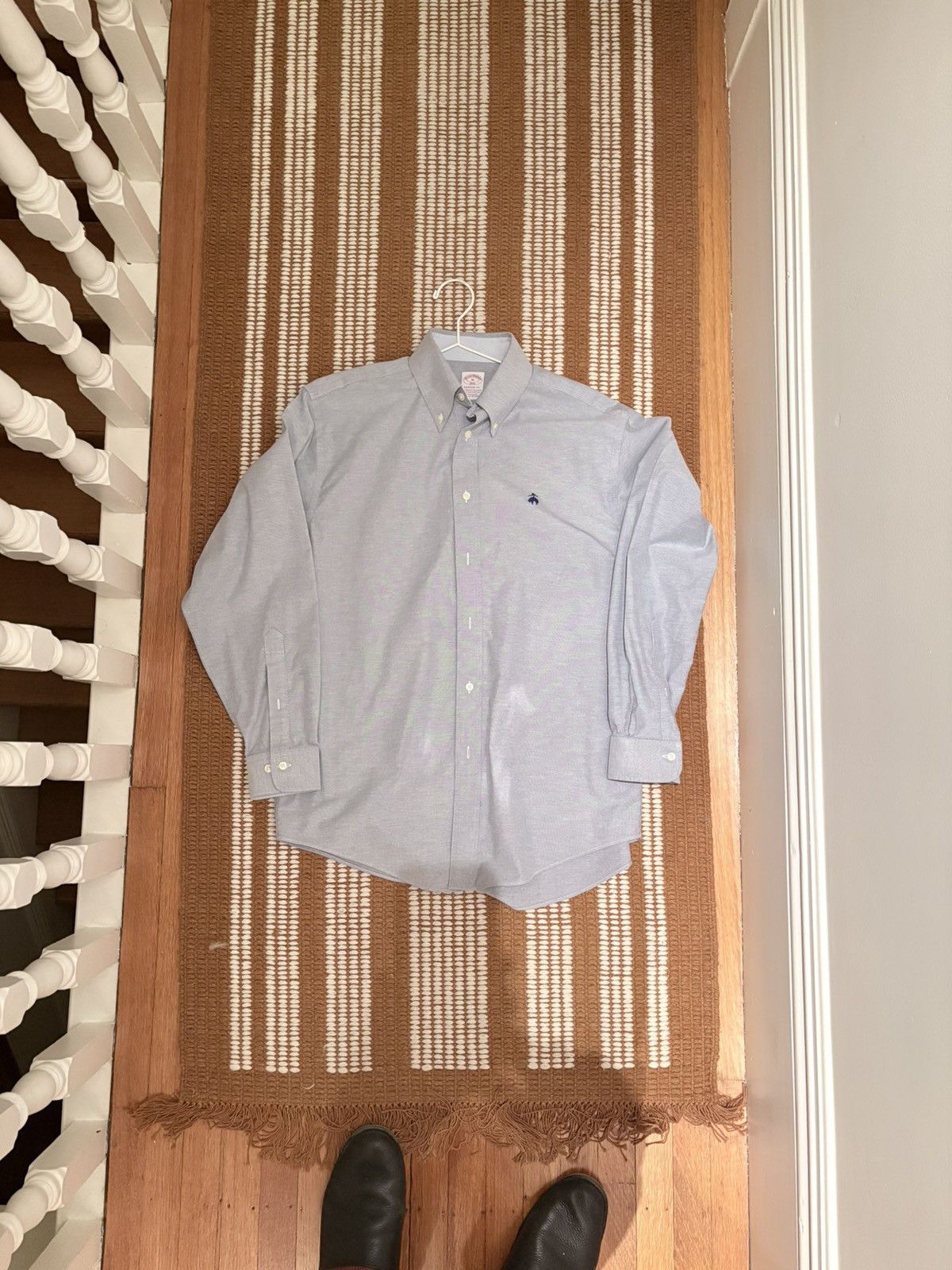 Brooks Brothers Relaxed Fit Button Down Shirt Size US M / EU 48-50 / 2 - 2 Thumbnail