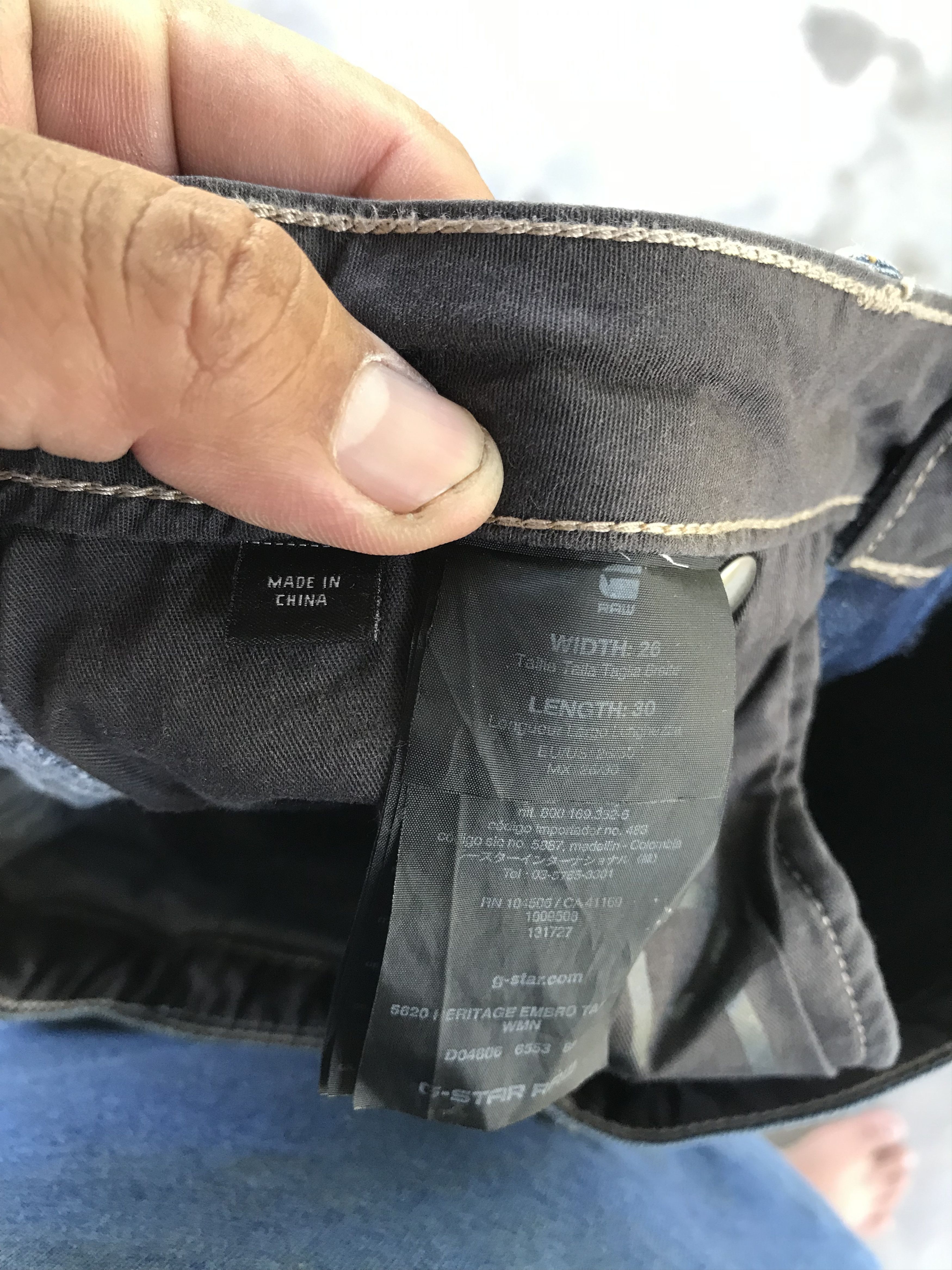 If Six Was Nine Heat G-star Distressed Denim-size 30-skinny fit Size US 30 / EU 46 - 11 Thumbnail