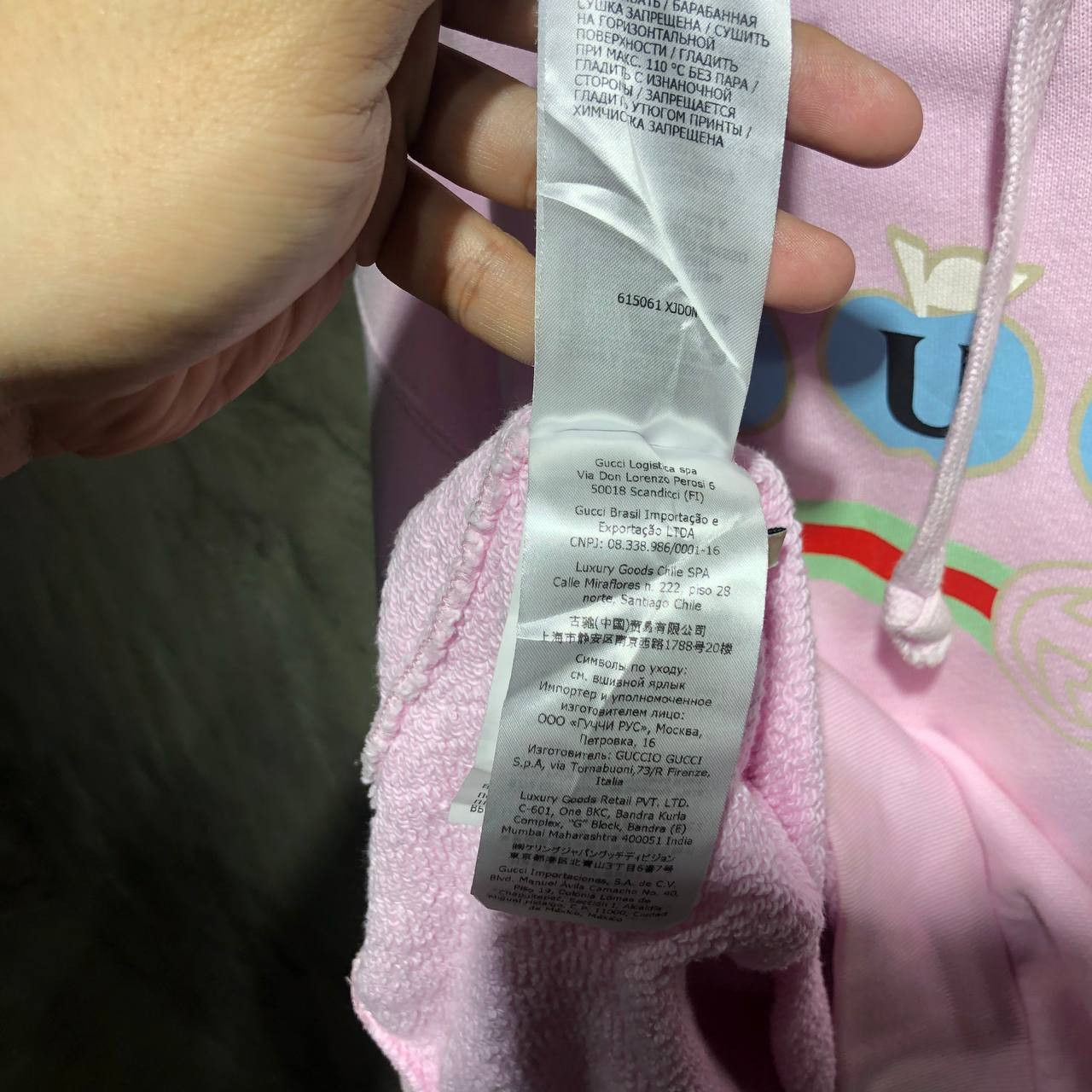 Gucci Gucci Apple Logo Pull over hoodie Size US M / EU 48-50 / 2 - 11 Thumbnail
