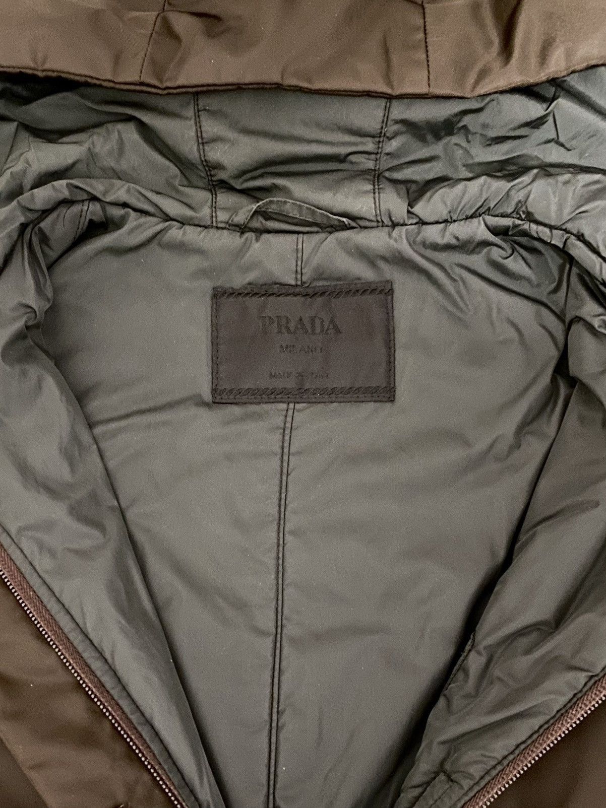 Prada RARE Prada Black Tag Long Nylon Hooded Jacket Parka Coat Size M / US 6-8 / IT 42-44 - 17 Thumbnail