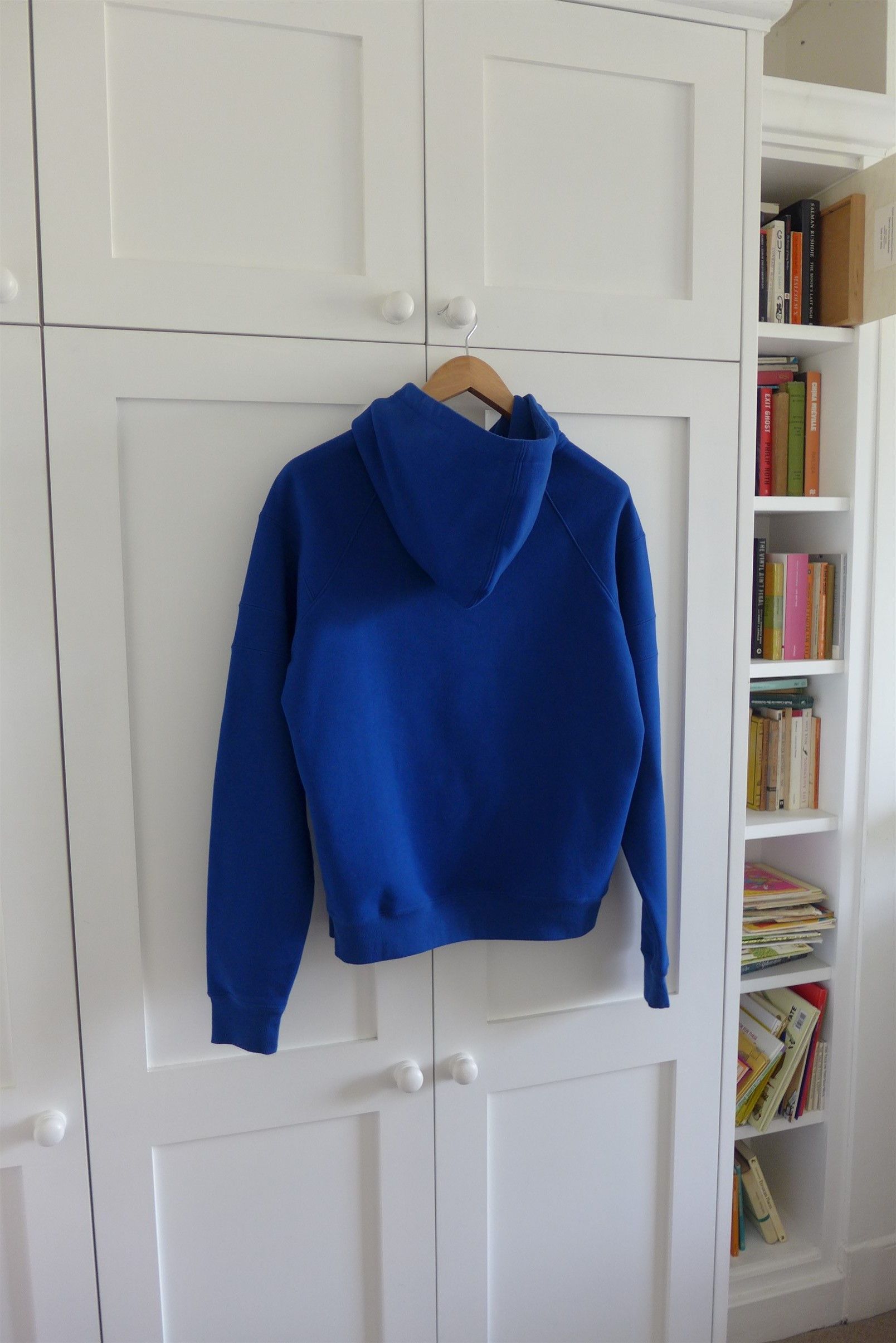Saint Laurent Paris Saint Laurent Logo Embroidery Hoodie - Blue Cotton Size US M / EU 48-50 / 2 - 8 Thumbnail