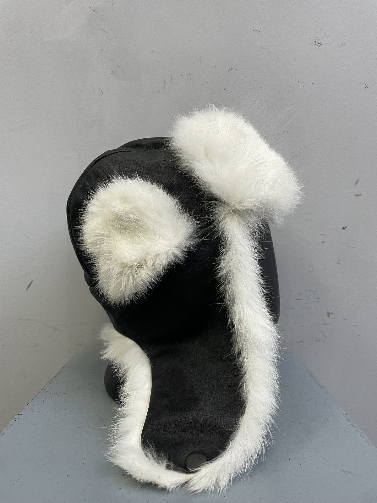 Hysteric Glamour Rare real fur fuzzy ushanka panama hat avant garde y2k Size ONE SIZE - 3 Thumbnail