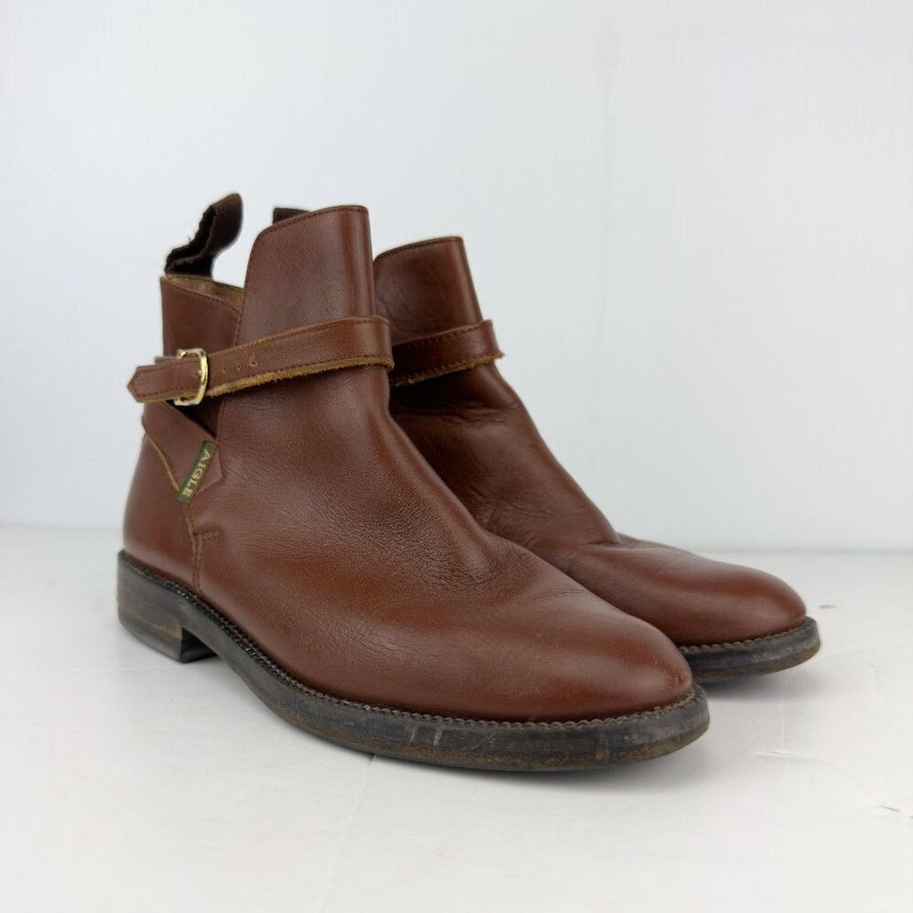 Aigle AIGLE Brown Ankle Boots Tan Luxury Chelsea French Booties 38 Size US 8 / IT 38 - 5 Thumbnail