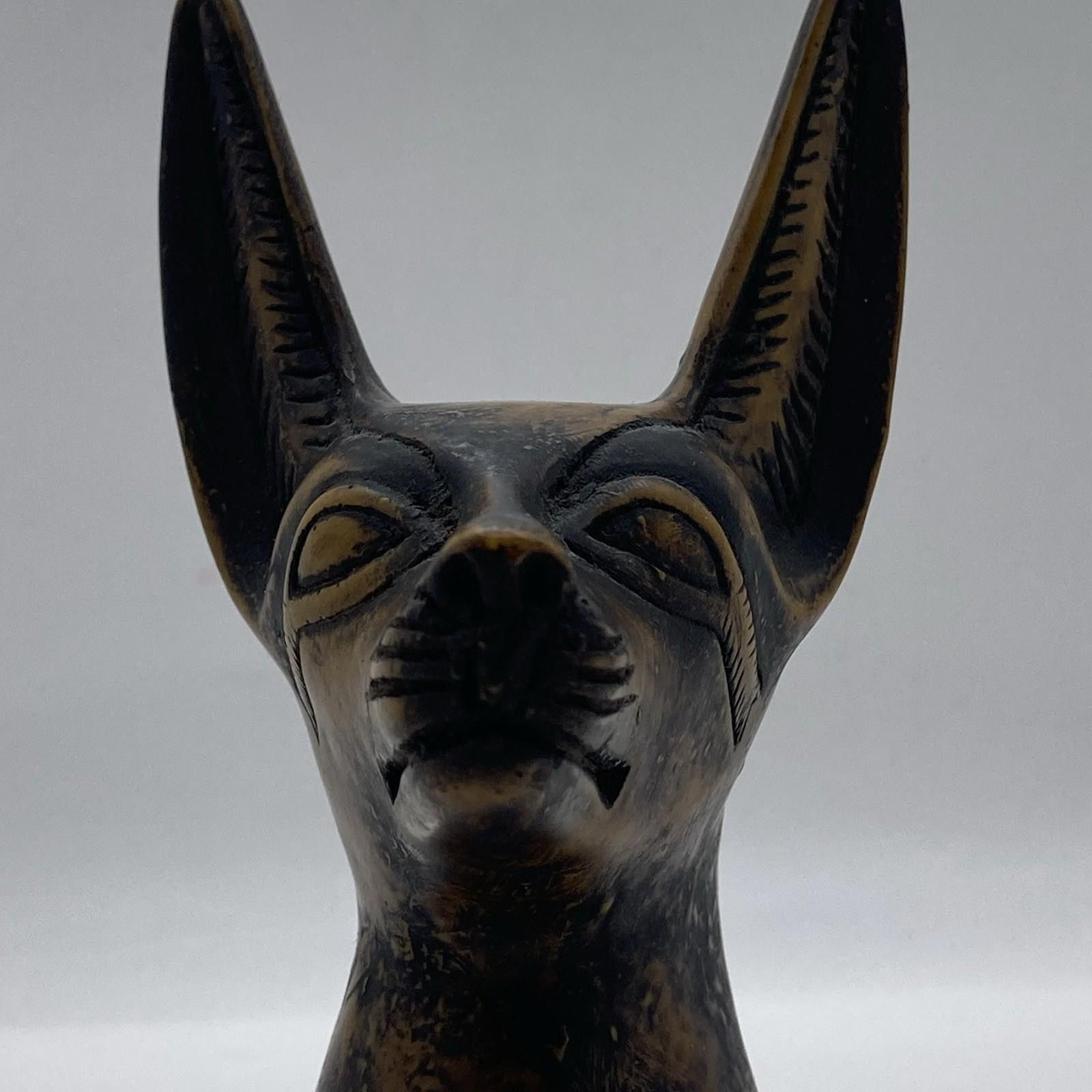 The Unbranded Brand Anubis Head Bust Egyptian Mythology God Head Statue 5 inches Size ONE SIZE - 5 Thumbnail
