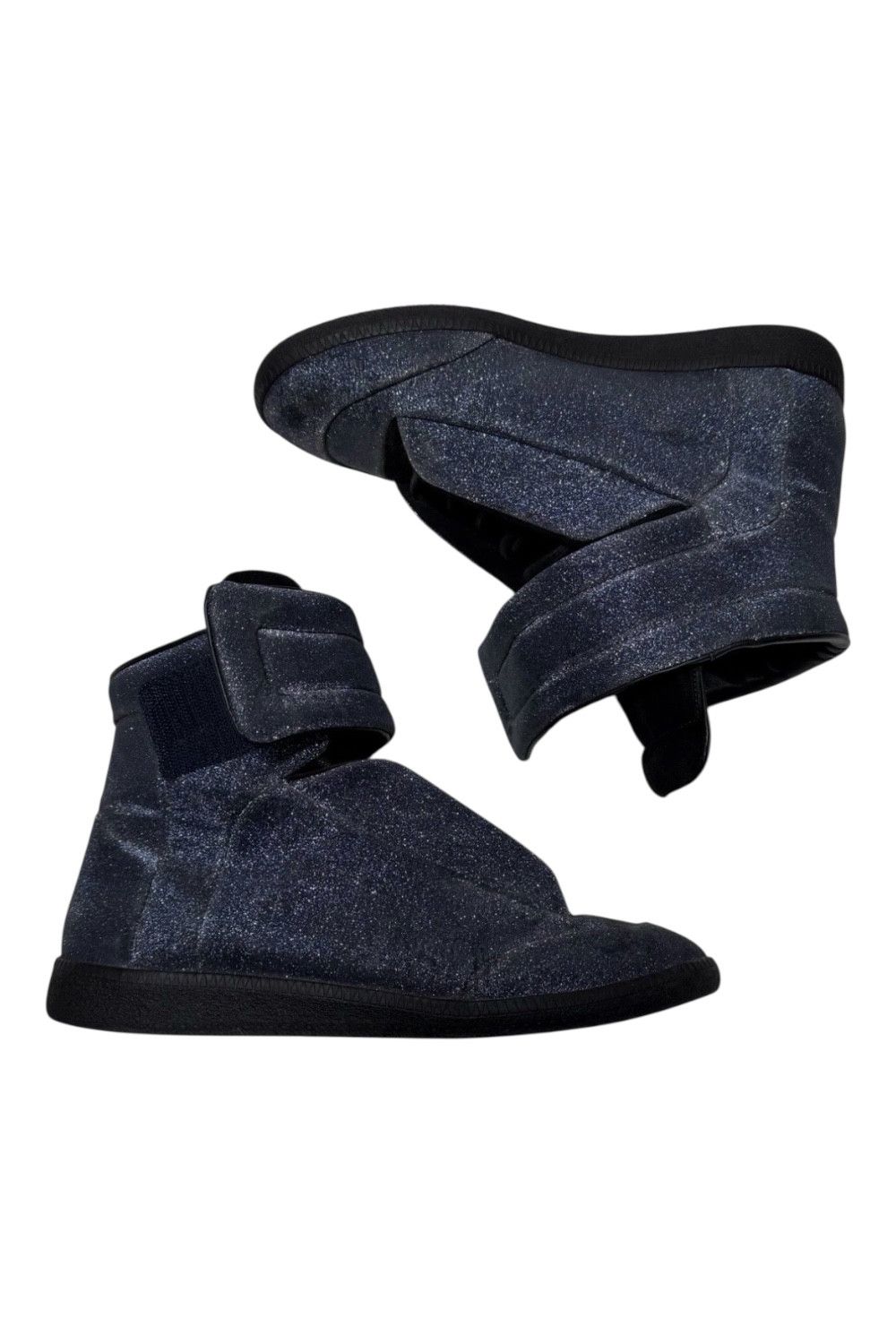 Maison Margiela Maison Margiela Future High Glitter Blu Scuro Size US 8 / EU 41 - 1 Thumbnail