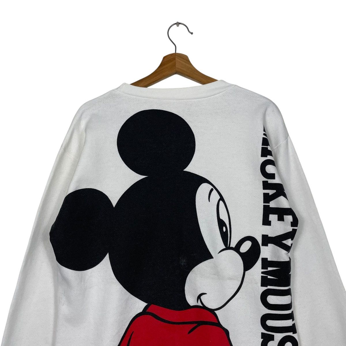 Disney Vtg 80s Disney Mickey Mouse Big Print Crewneck Sweatshirt Size US S / EU 44-46 / 1 - 8 Thumbnail