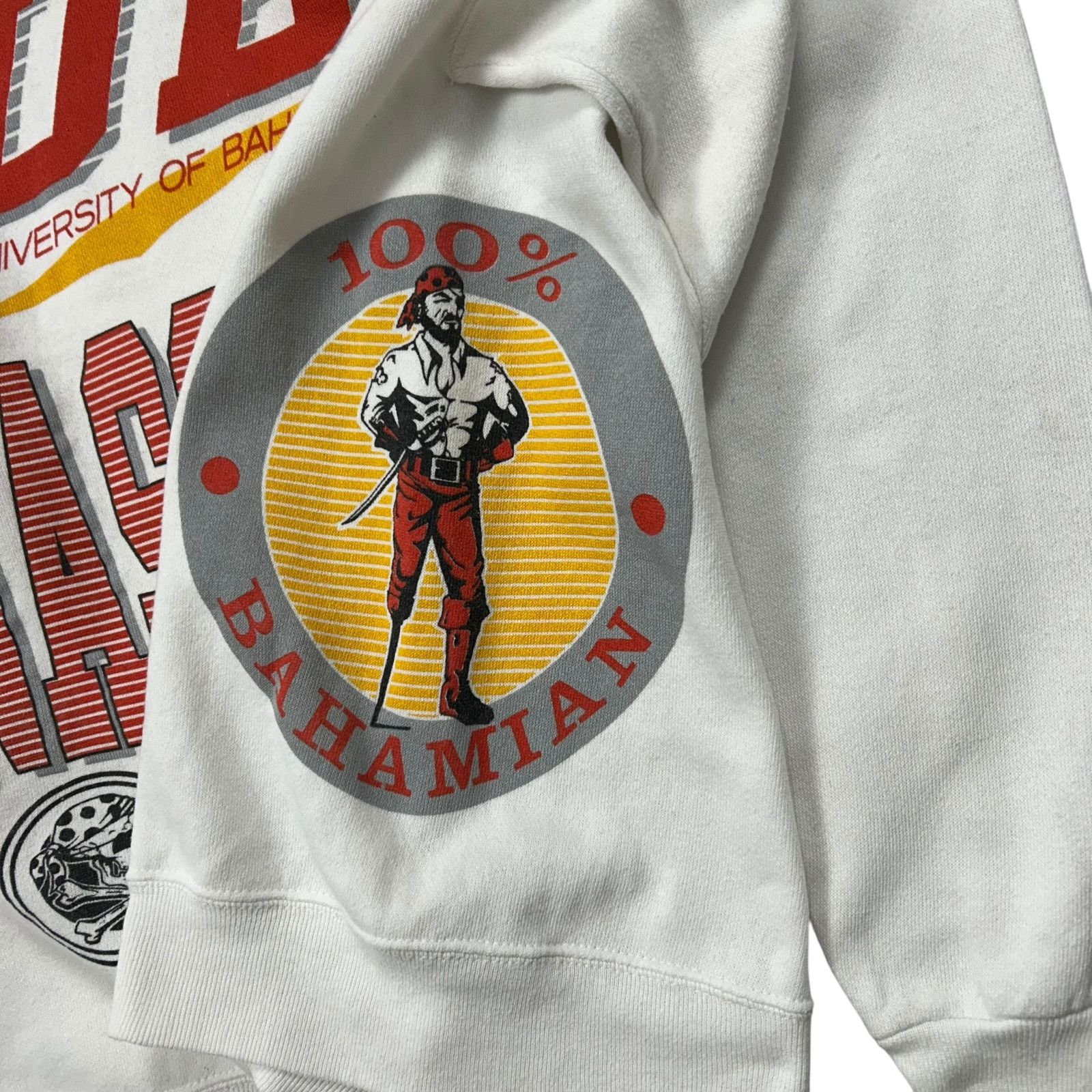 Vintage UNIVERSITY OF THE BAHAMAS NASSAU CARIBBEAN SWEATSHIRT AOP Size US M / EU 48-50 / 2 - 6 Thumbnail