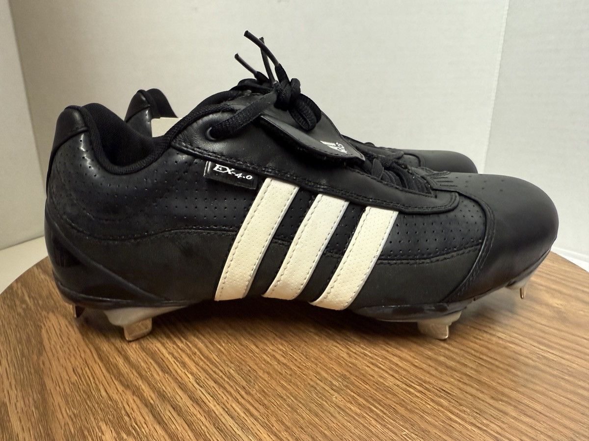 Adidas Adidas Excelsior Black EX4.0 Baseball Softball Metal Cleats Size US 7 / EU 40 - 4 Thumbnail