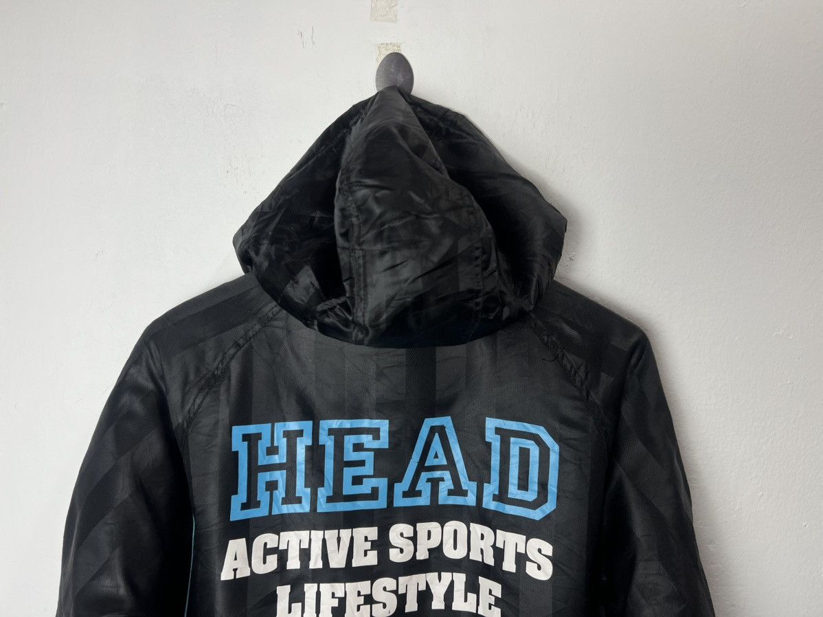 Japanese Brand Head Sports Bench Parka Grey Fleece Hooded Coat Size US M / EU 48-50 / 2 - 7 Thumbnail