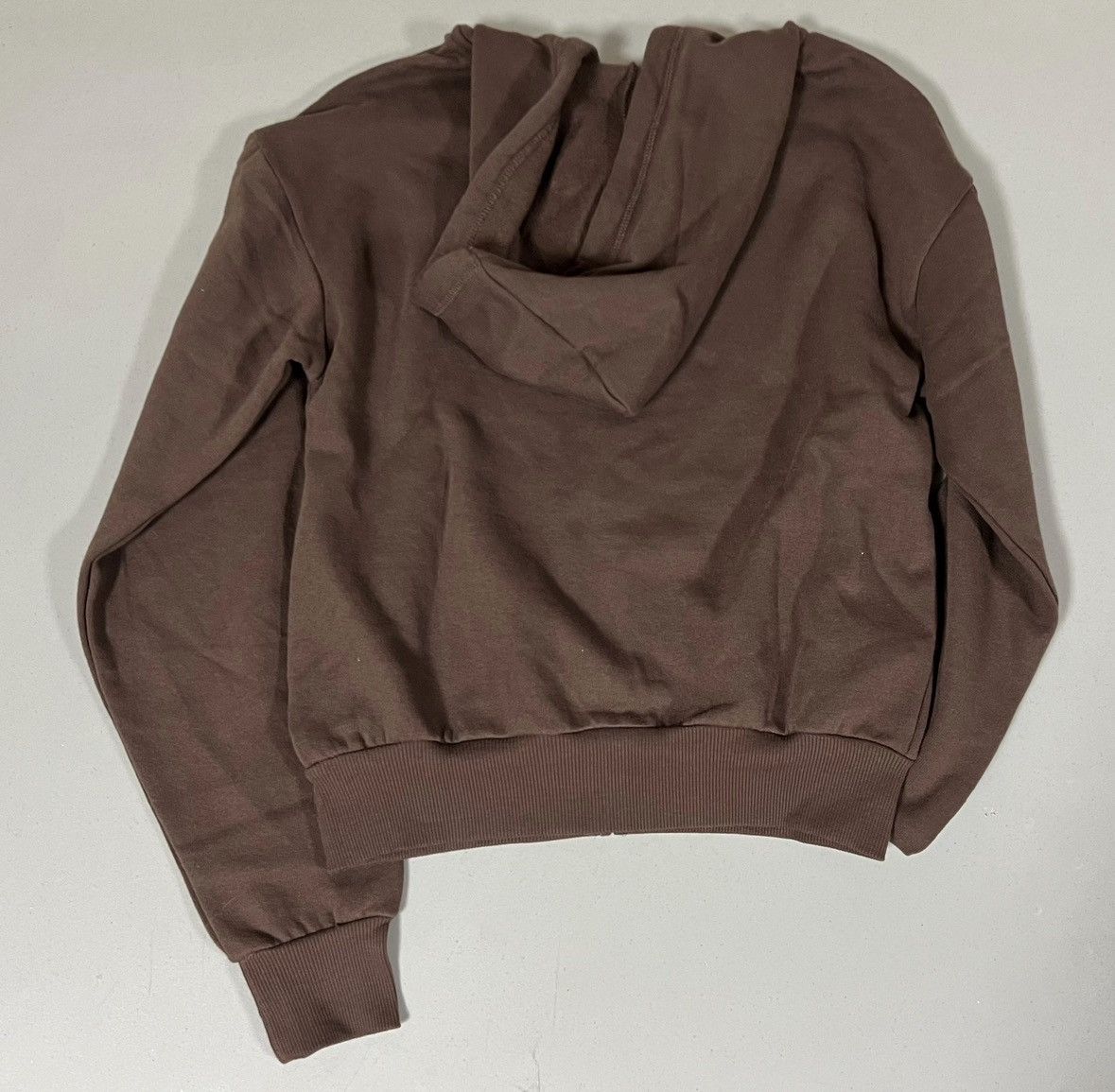 Japanese Brand Brown Solid Zipper Sweater Sweatshirt Hoodie Outerwear XS 🤎 Size XS / US 0-2 / IT 36-38 - 5 Thumbnail