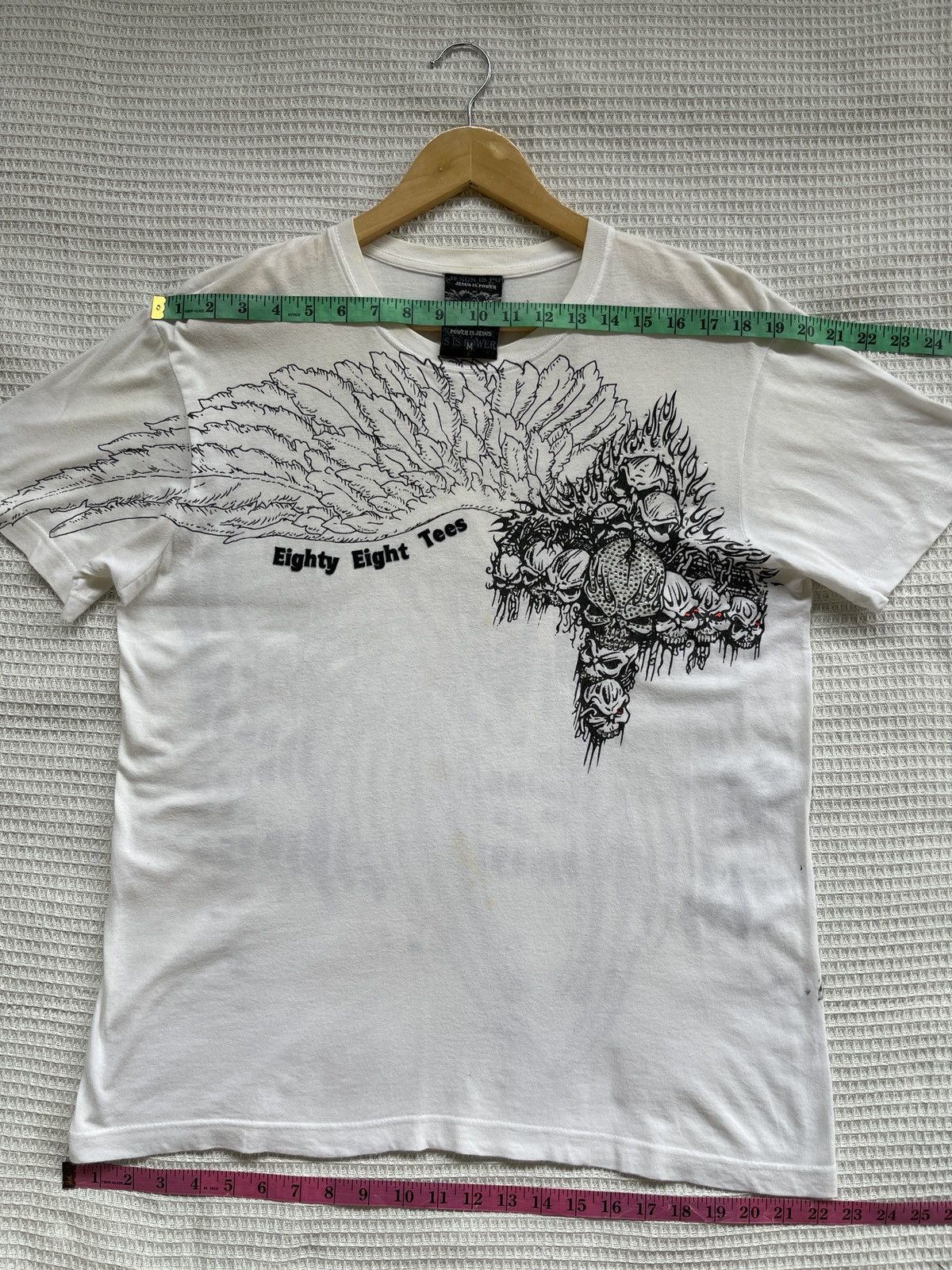 Affliction Rare🔥Vintage EIGHTY EIGHT Jesus Is Power Tee Size US M / EU 48-50 / 2 - 16 Thumbnail