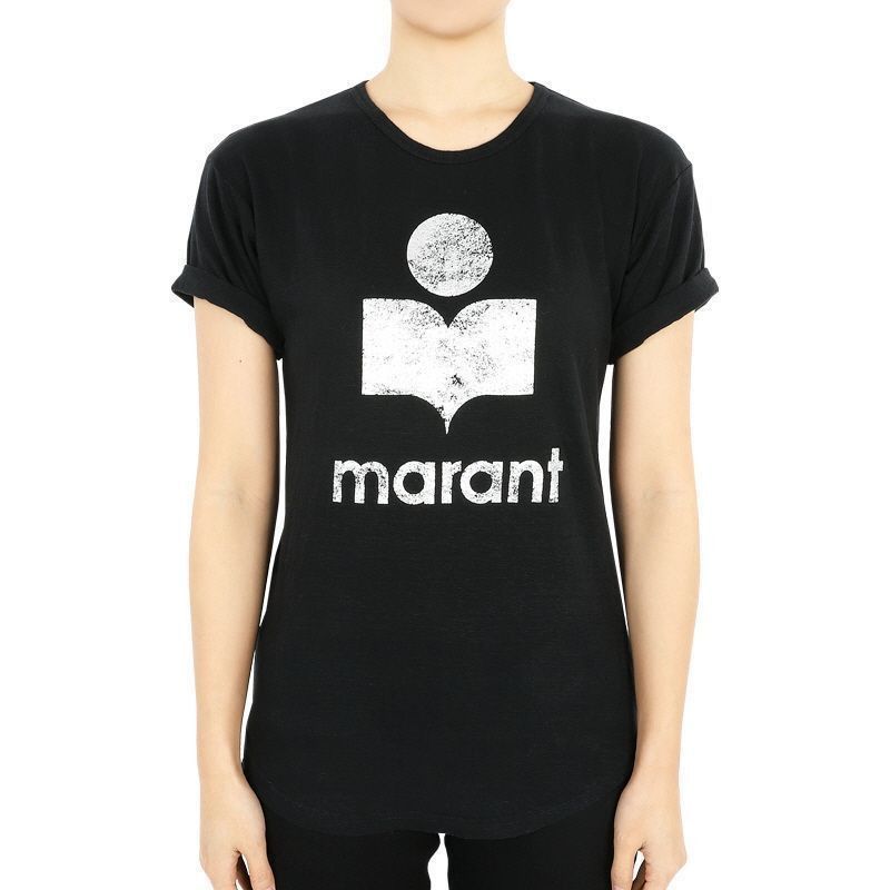 Etoile Coldi Logo Short Sleeve T-Shirt (Black/Silver) in Orange, Women's