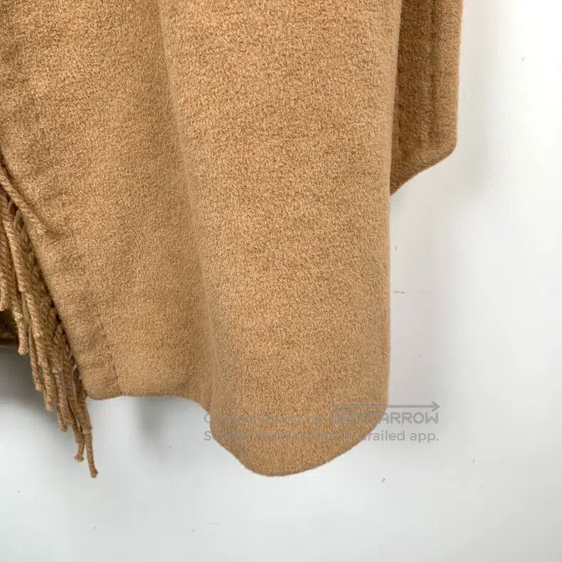 Max Mara Max Mara Brown Fringe Belted Coat Size XS / US 0-2 / IT 36-38 - 5 Thumbnail