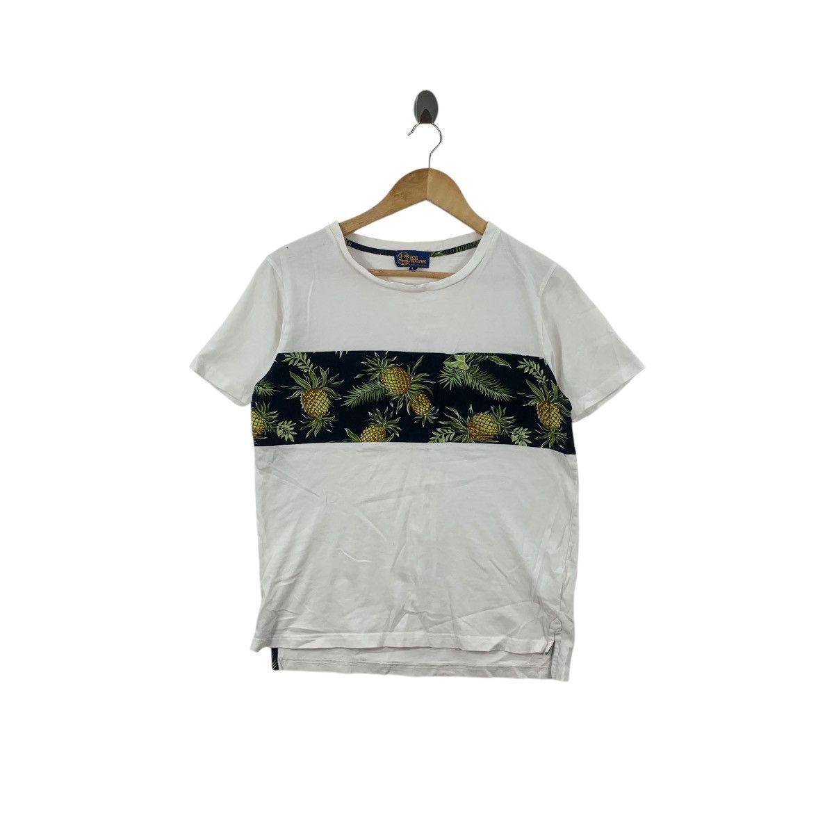 Reyn Spooner REYN SPOONER HAWAII Pineapple Over Print Tee Shirt Top Beach Size L / US 10 / IT 46 - 1 Thumbnail