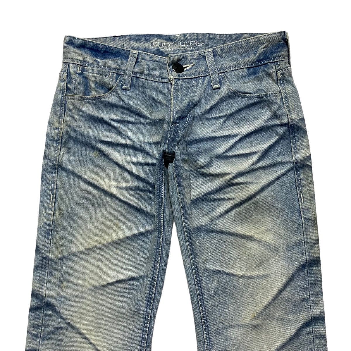 Murder License Murder License Honeycomb Denim Flare Jeans Size US 28 / EU 44 - 3 Thumbnail
