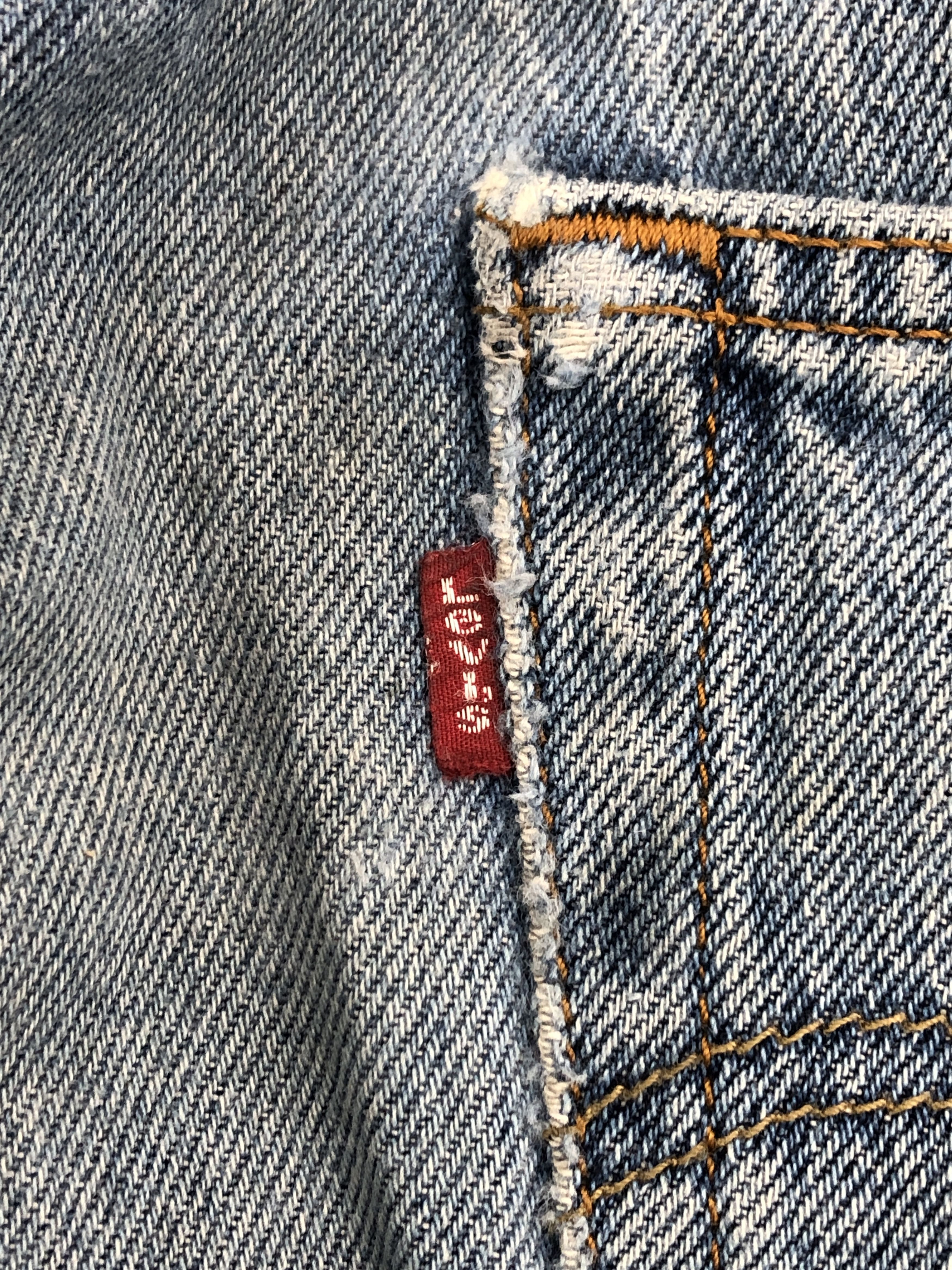 Vintage Levis 501 Faded Blue Jeans