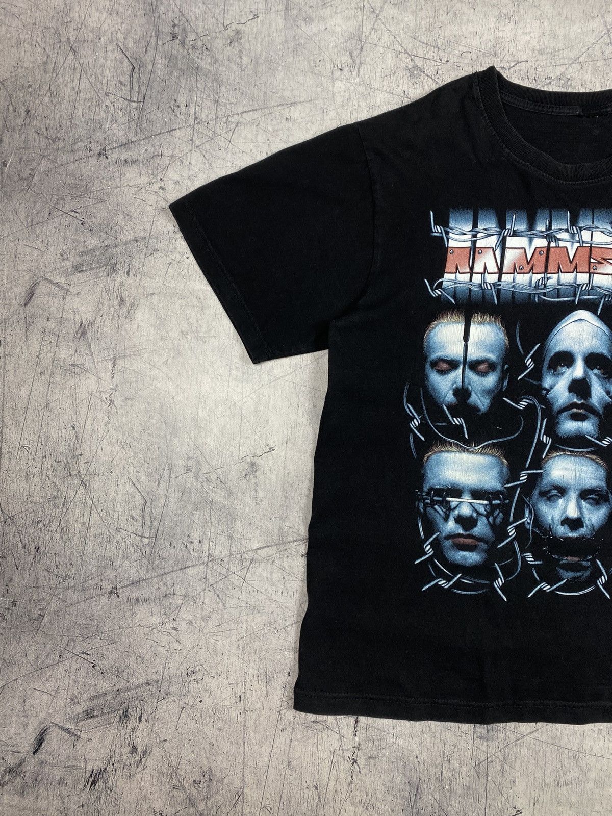 Band Tees Rammstein Double-Sided Graphic Band T-Shirt Vintage Y2K Size US L / EU 52-54 / 3 - 3 Thumbnail