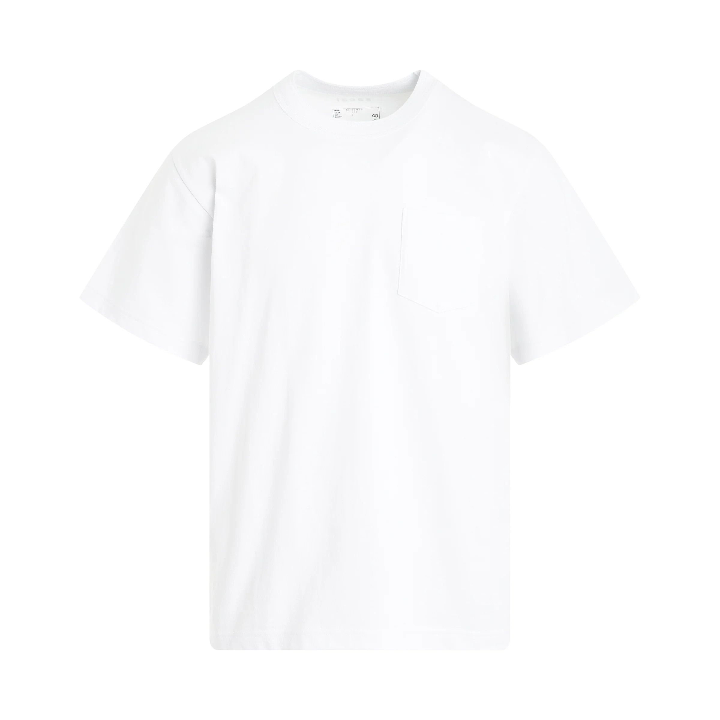 Sacai o1mris0824 T-Shirt in White Size US S / EU 44-46 / 1 - 1 Thumbnail