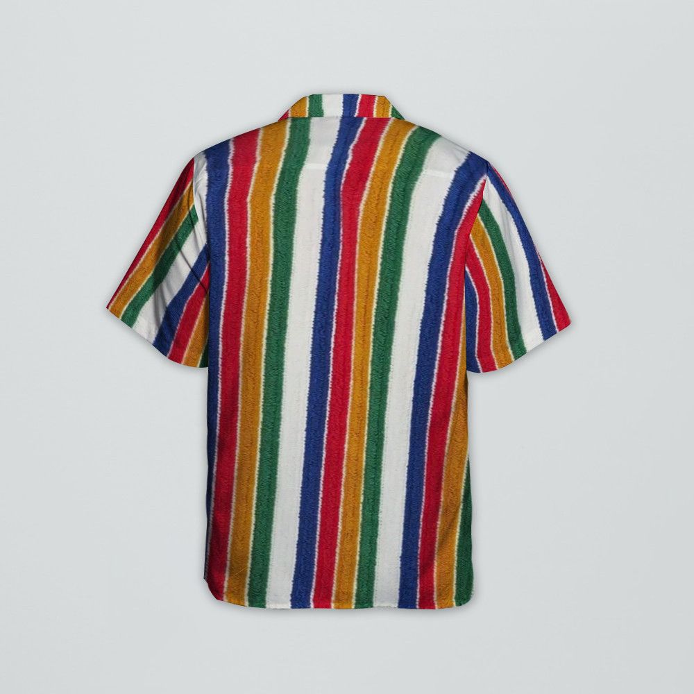 Designer Howell Sunset Towelling Stripe Shirt Size US L / EU 52-54 / 3 - 3 Thumbnail