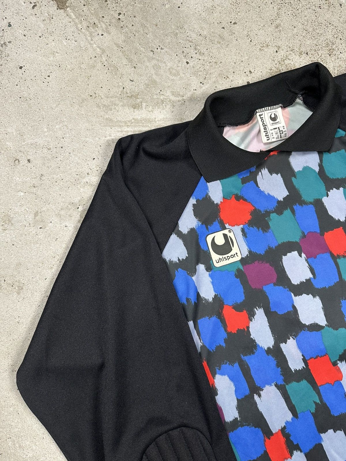 Vintage Vintage 90s UhlSport GK Template Jersey #1 Goalkepper Size US XXL / EU 58 / 5 - 6 Thumbnail