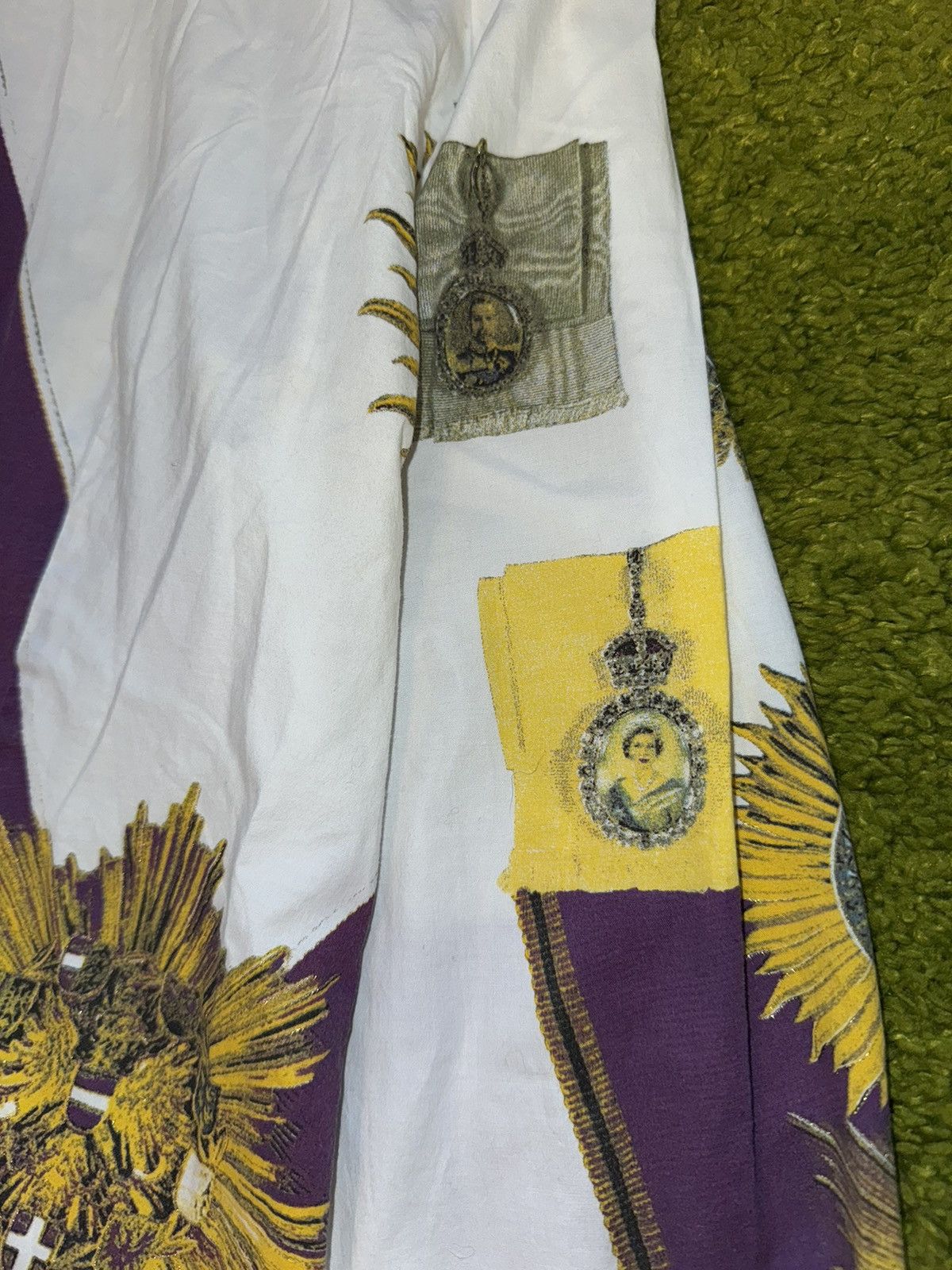 Just Cavalli × Roberto Cavalli × Vintage Just Cavalli 2000s vintage graphic blouse shirt Size L / US 10 / IT 46 - 7 Thumbnail