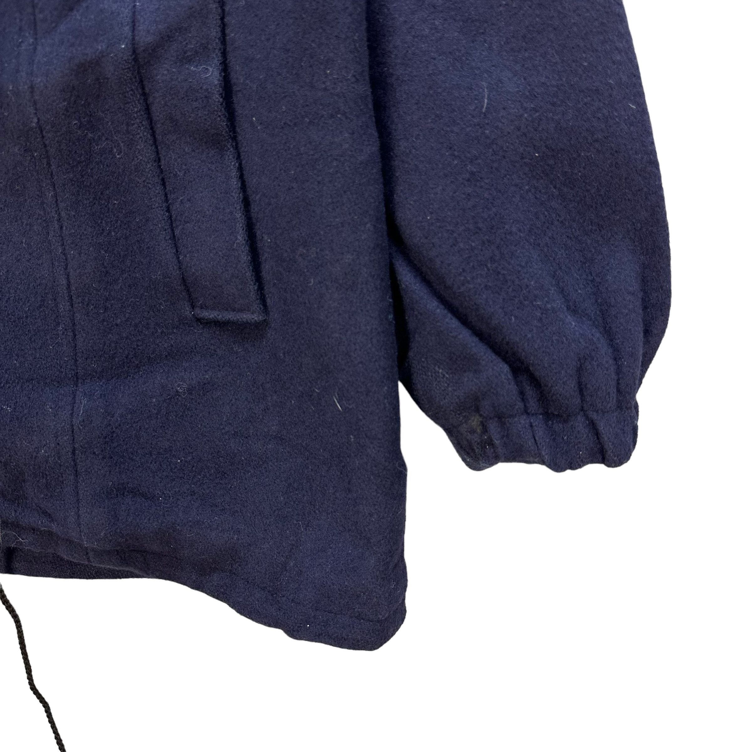 Vintage International Scene Button Zipper Hooded Wool Jacket A8-0196 Size US L / EU 52-54 / 3 - 5 Thumbnail