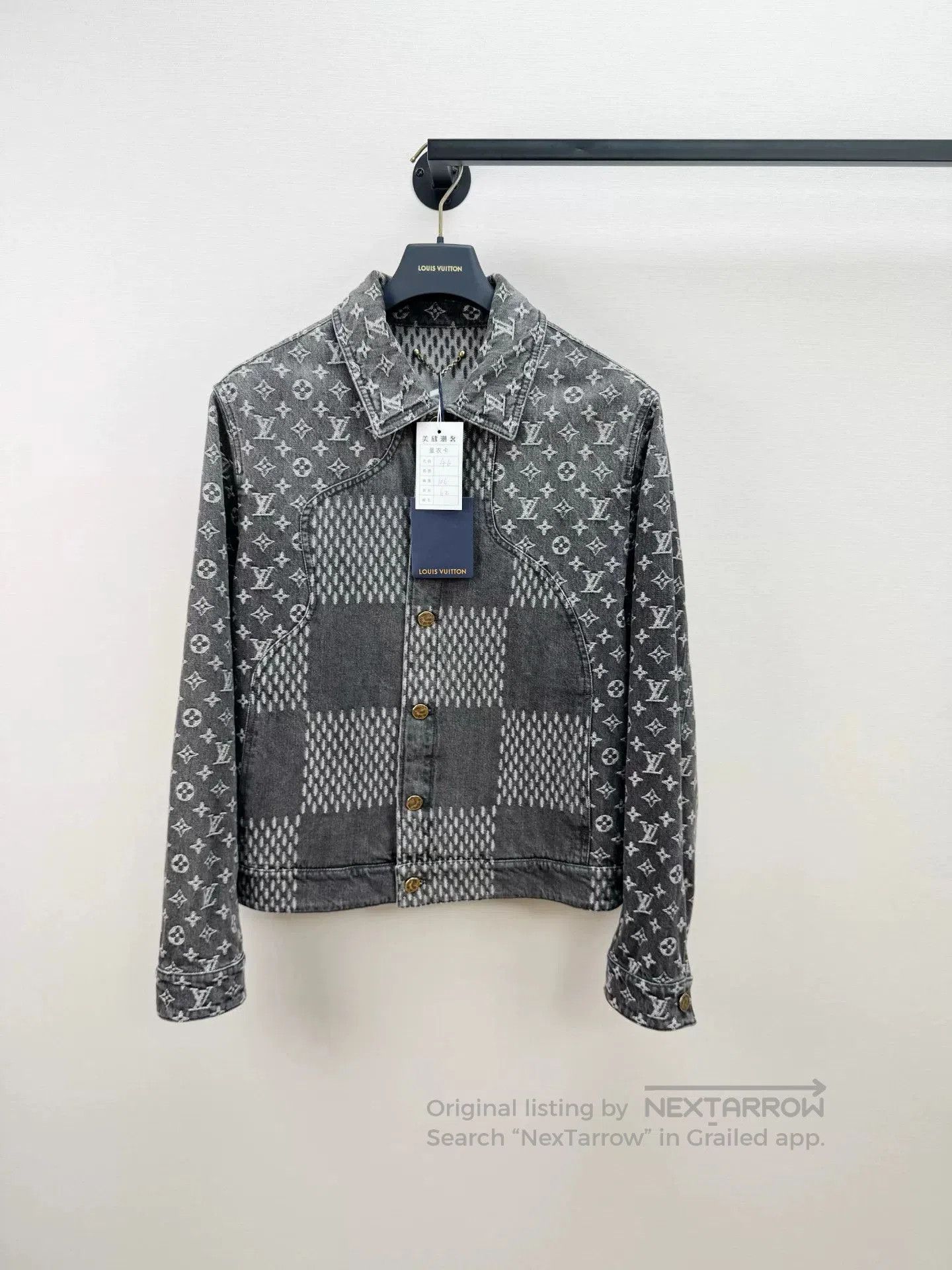 Louis Vuitton Louis Vuitton Full Logo Denim Jacket. Size US L / EU 52-54 / 3 - 1 Thumbnail