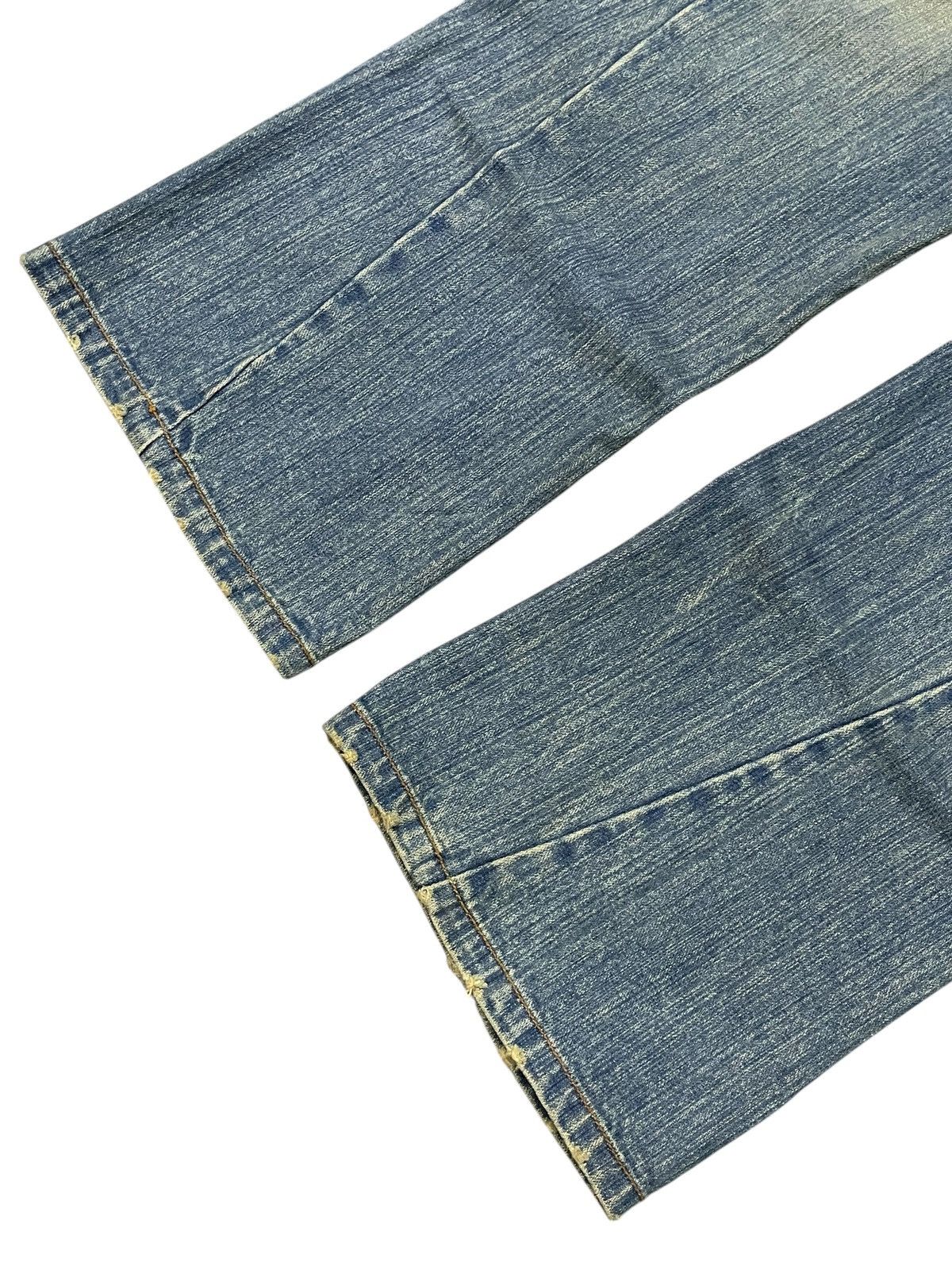 Hysteric Glamour Japanese Spiral Cut Flare Distressed Jeans Size US 32 / EU 48 - 5 Thumbnail