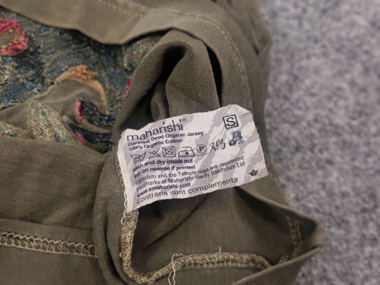 Maharishi Vintage Maharishi Japan Dragon Overprint Embroidered T-shirt Size US S / EU 44-46 / 1 - 18 Thumbnail