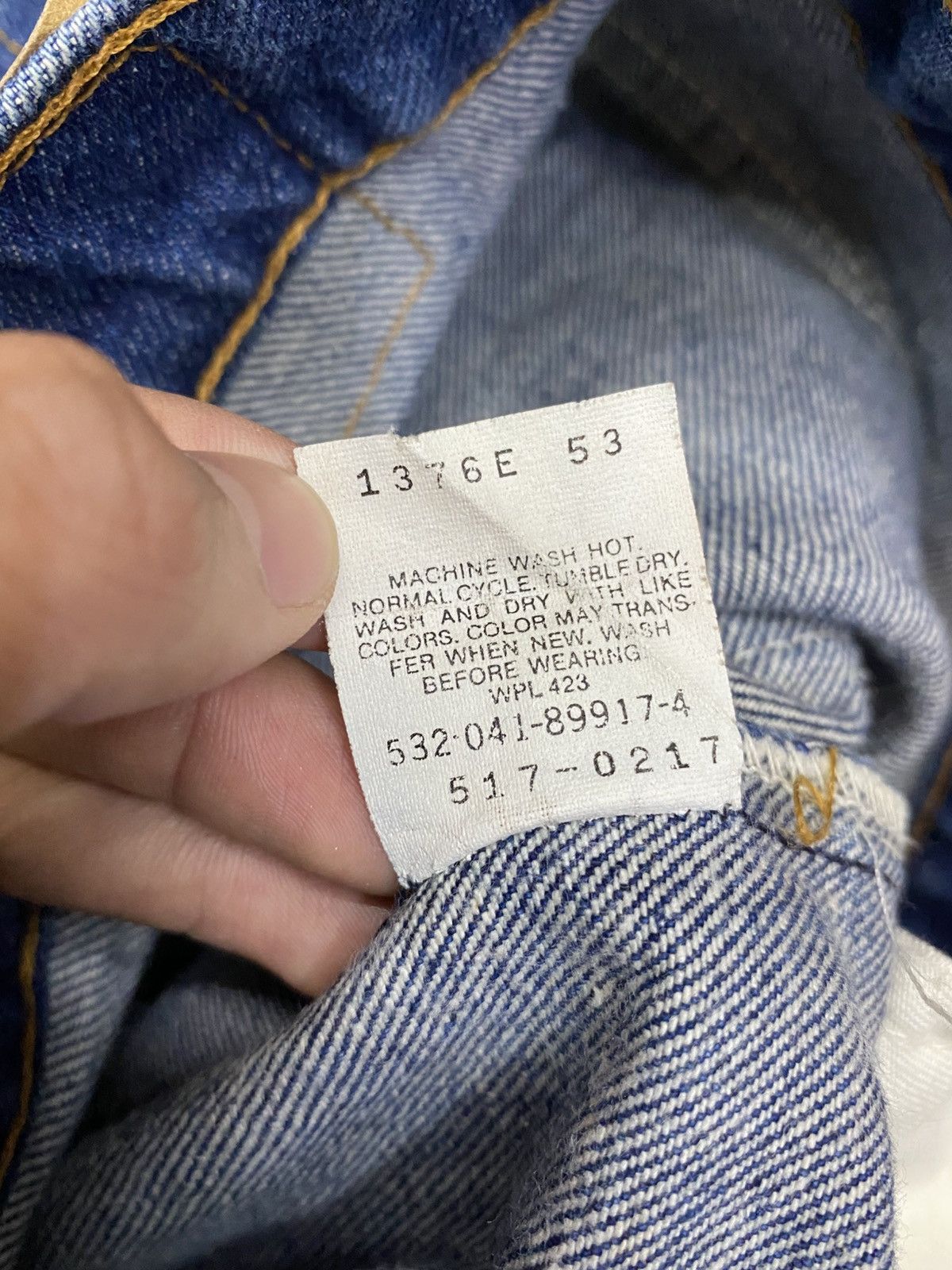 Levi's 517 levis vintage flared blue jeans usa made 90s Size US 31 - 7 Thumbnail