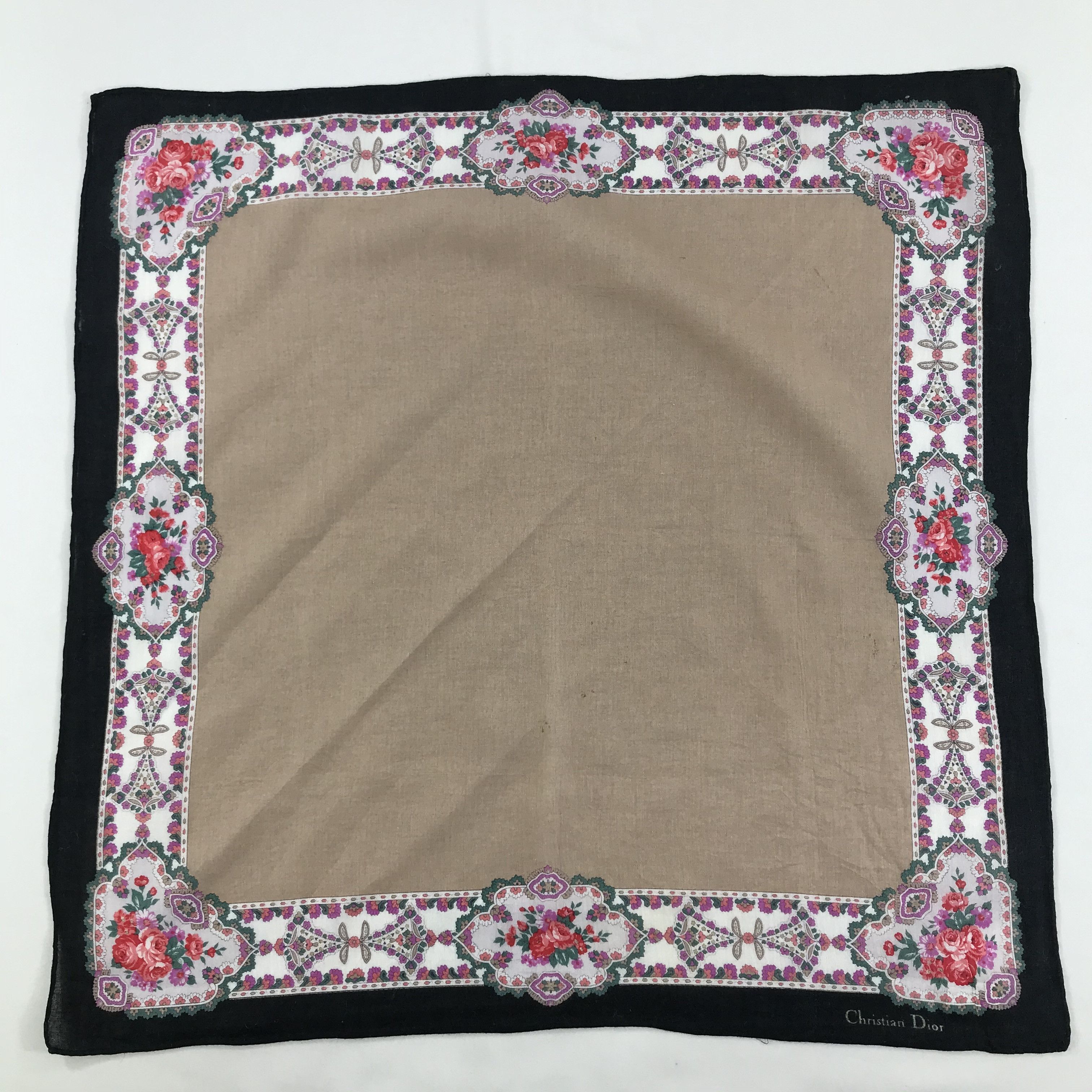 Vintage Christian Dior Neckerchief / Bandana / Handkerchief Size ONE SIZE - 3 Thumbnail
