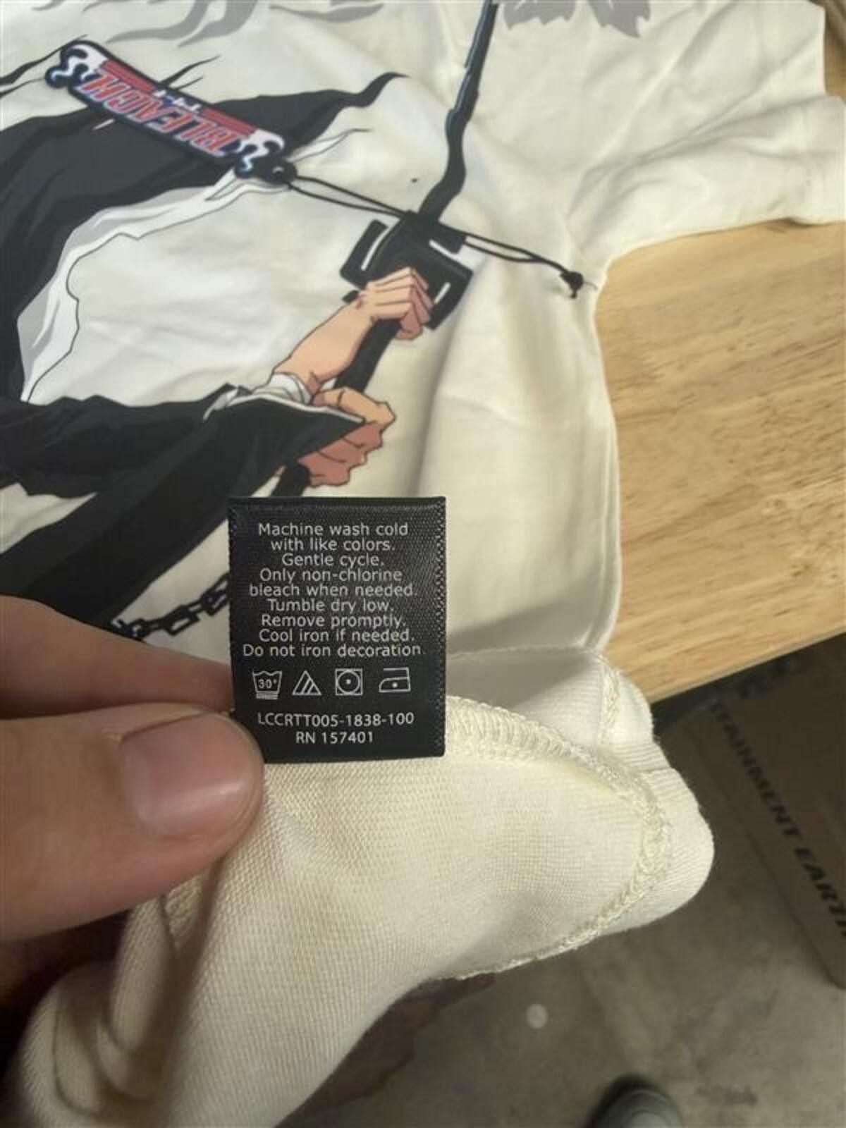 Civil Regime Civil Regime Bleach Ichigo Graphic M White Anime Streetwear Size US M / EU 48-50 / 2 - 8 Thumbnail