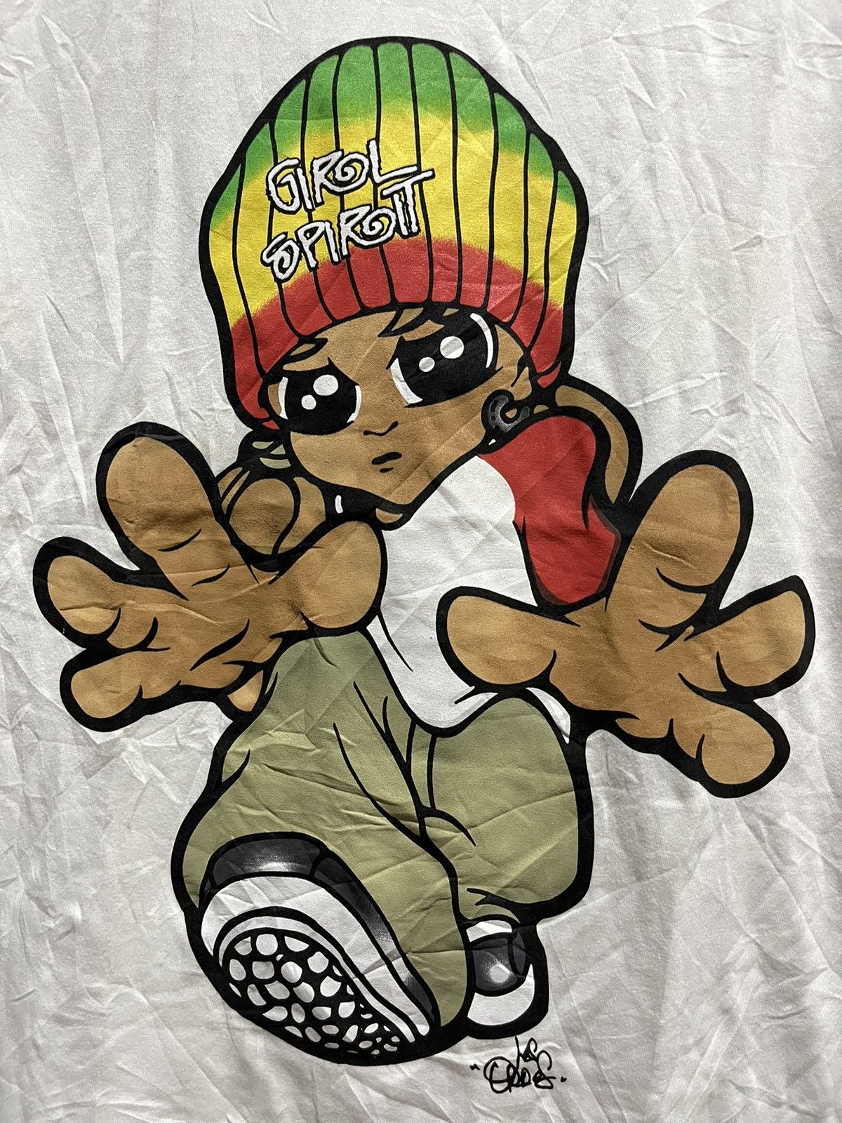 Vintage Girl Spirit Y2K B-boy Graphic Tee Size US L / EU 52-54 / 3 - 2 Thumbnail