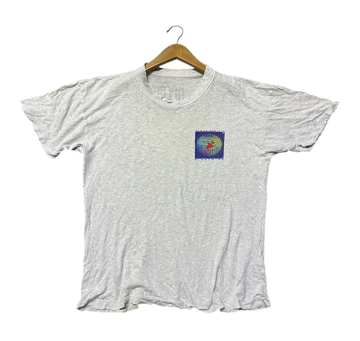 Ocean Pacific Vintage Ocean pacific plantwide backhit tshirt Size US L / EU 52-54 / 3 - 3 Thumbnail