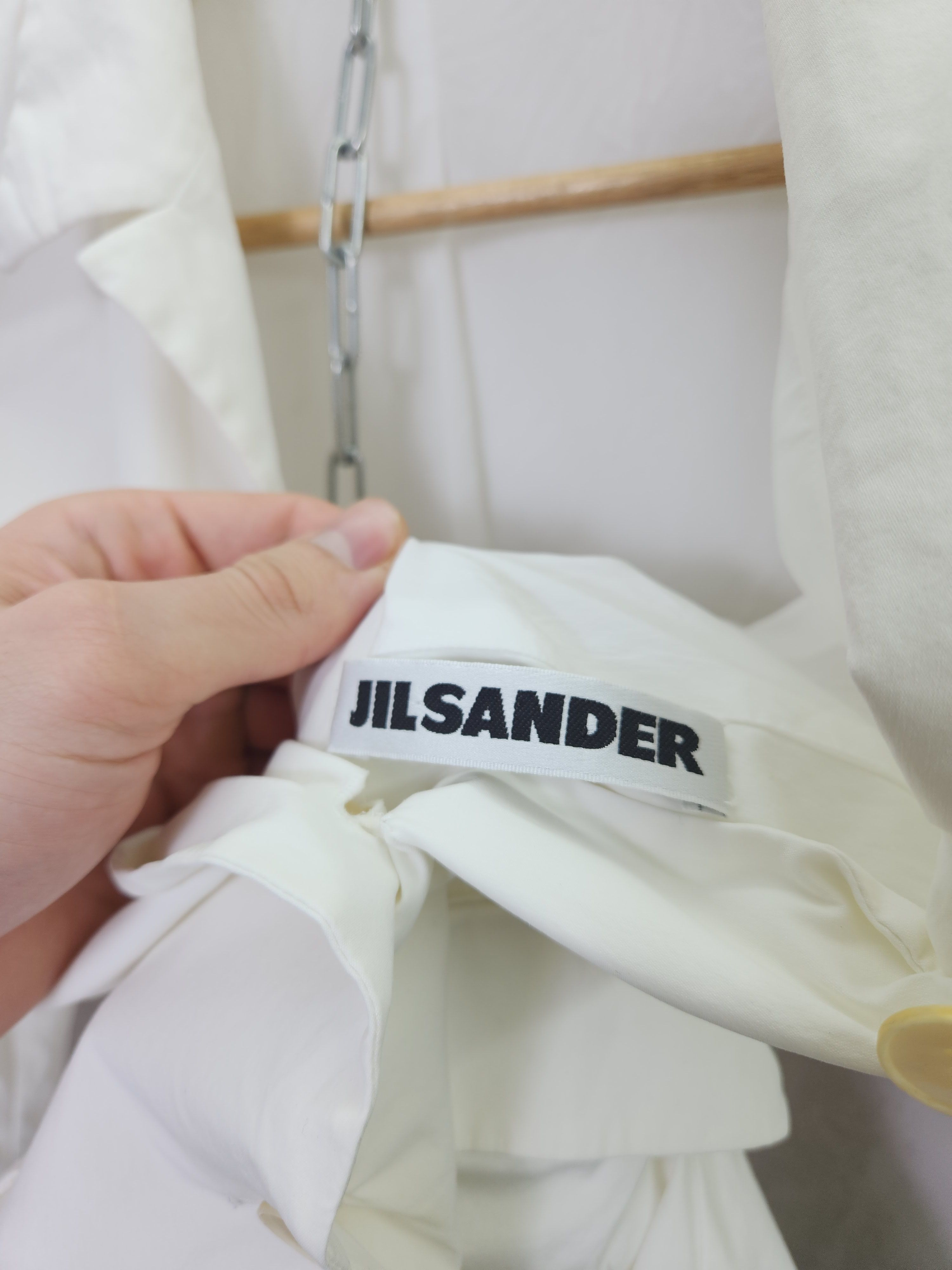 Jil Sander Jil sander white button ups cotton nylon blazer size 34 Size XS / US 0-2 / IT 36-38 - 8 Thumbnail