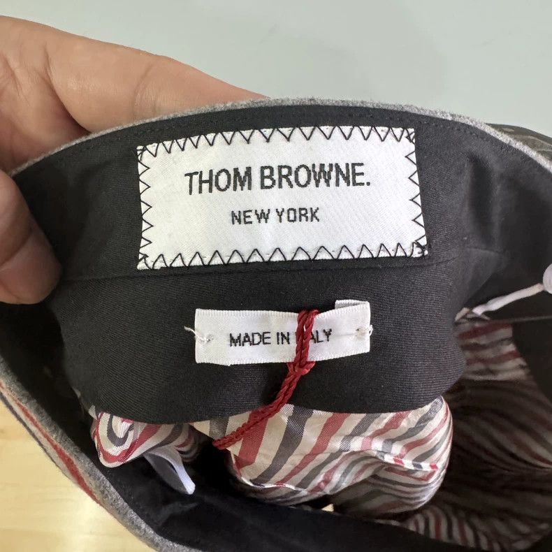 Thom Browne Thom Browne Gray plaid pleated skirt Size 26" / US 2 / IT 38 - 3 Thumbnail