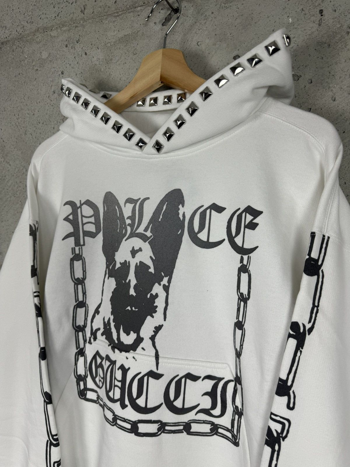 Gucci × Palace Palace x Gucci Printed Cotton Jersey Stud Sweatshirt -Size M Size US M / EU 48-50 / 2 - 4 Thumbnail