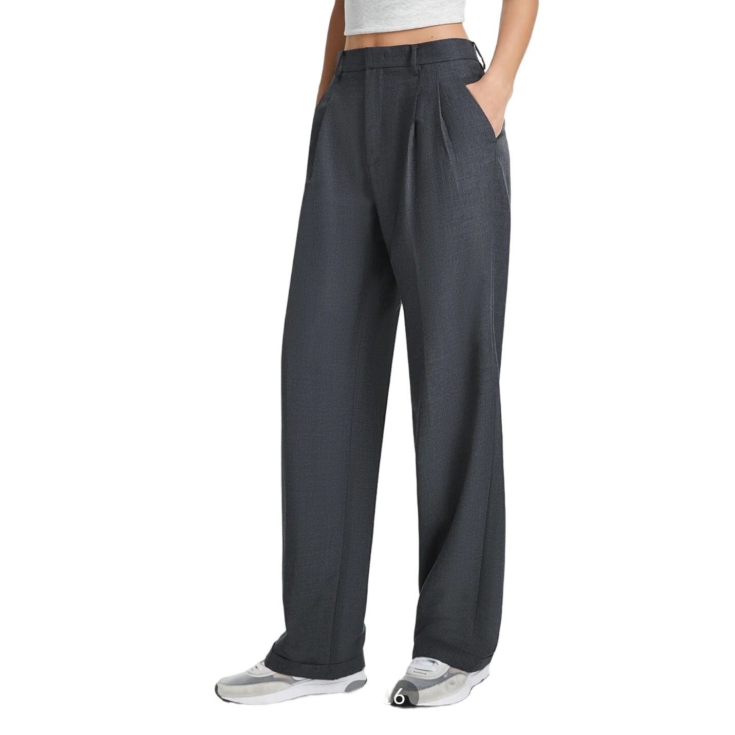 Other XSmall Gray Lightweight Airstream Straight Leg Dress Pants Size 25" / US 0 / IT 36 - 3 Thumbnail