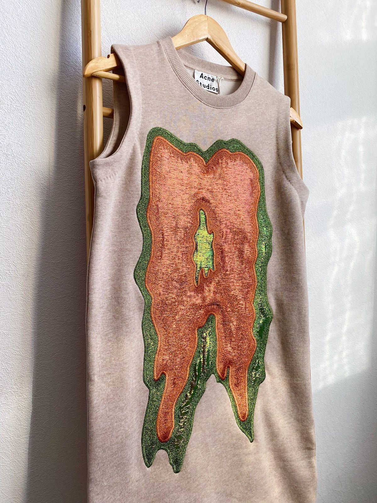 Acne Studios Acne Studios “Katja A Lurex” Appliqué Fleece Lined DressAW16 Size XXS / US 00 / IT 34 - 11 Thumbnail