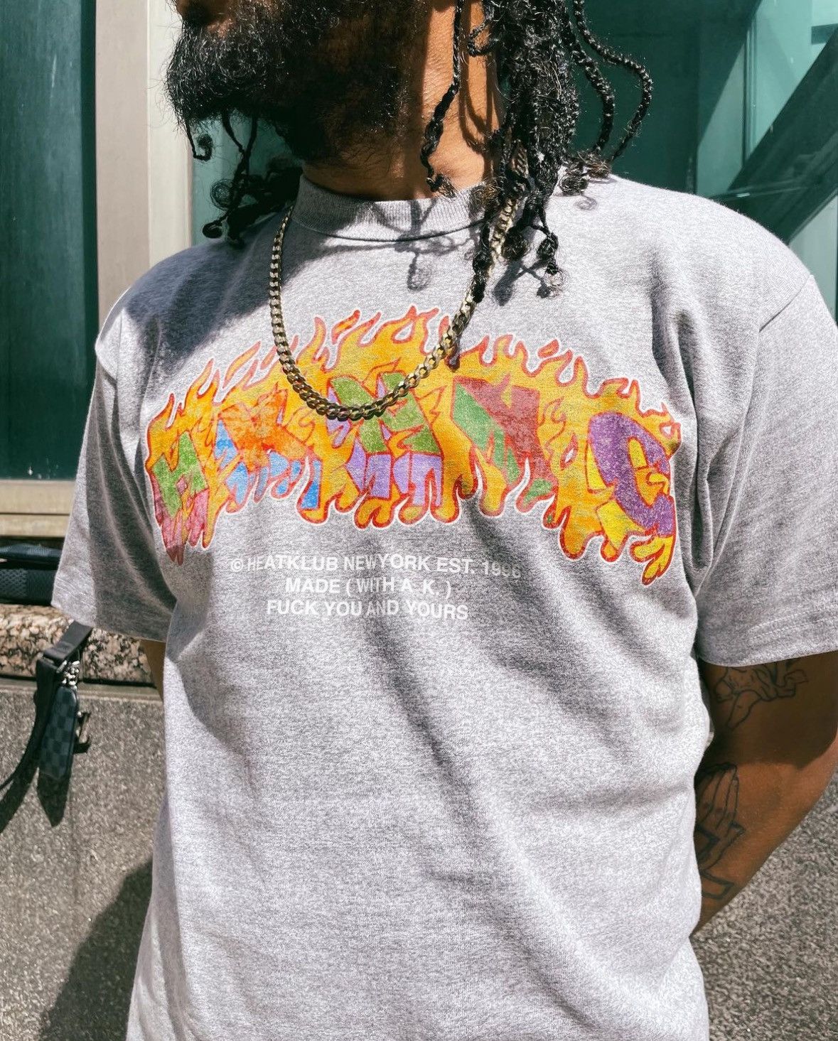 Vintage Heat Club NY Graphic Tee Size Medium Size US M / EU 48-50 / 2 - 2 Thumbnail