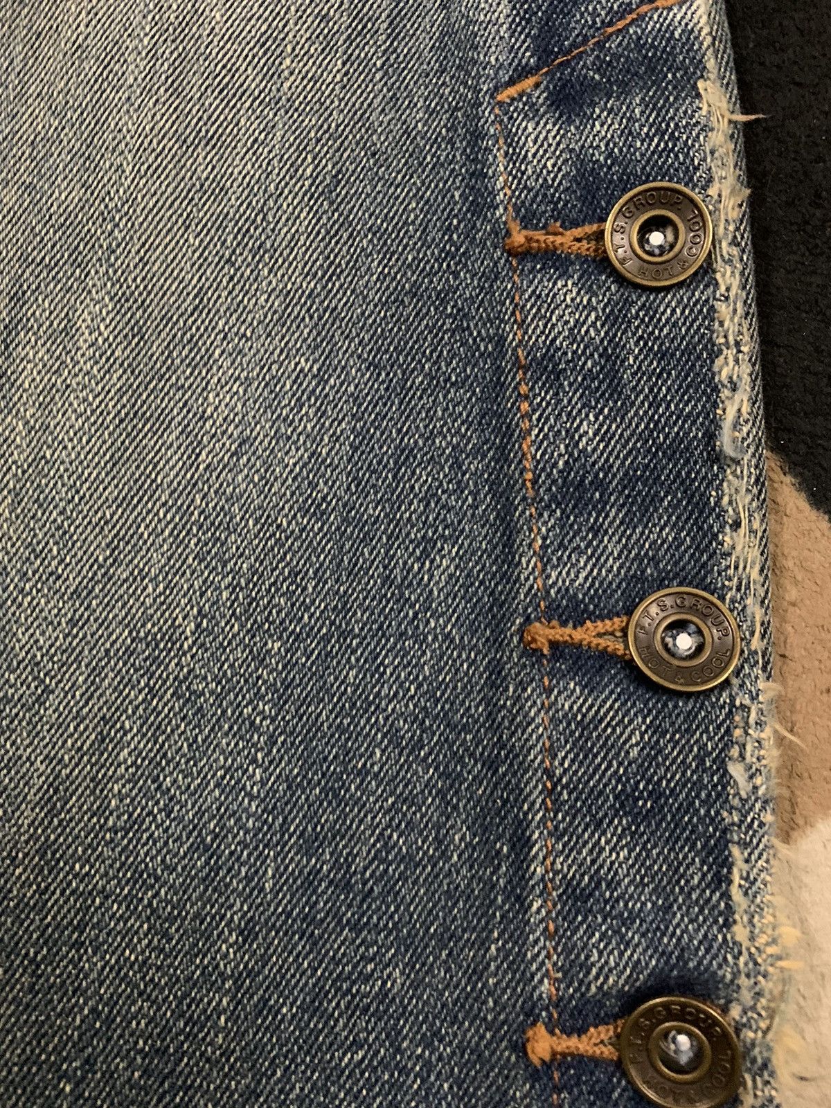 Le Grande Bleu (L.G.B.) Vintage Japanese Brand Mud Wash Flare Bell Bottom Jeans Size 27" / US 4 / IT 40 - 8 Thumbnail