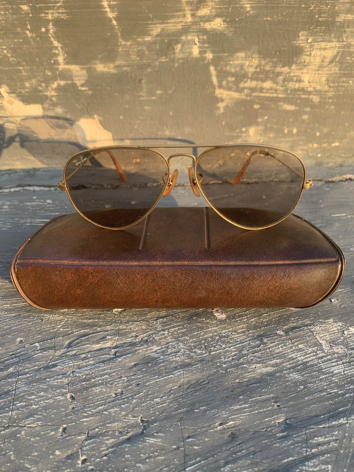 Bausch & Lomb × RayBan vintage 60s RAYBAN B&L aviator sunglasses