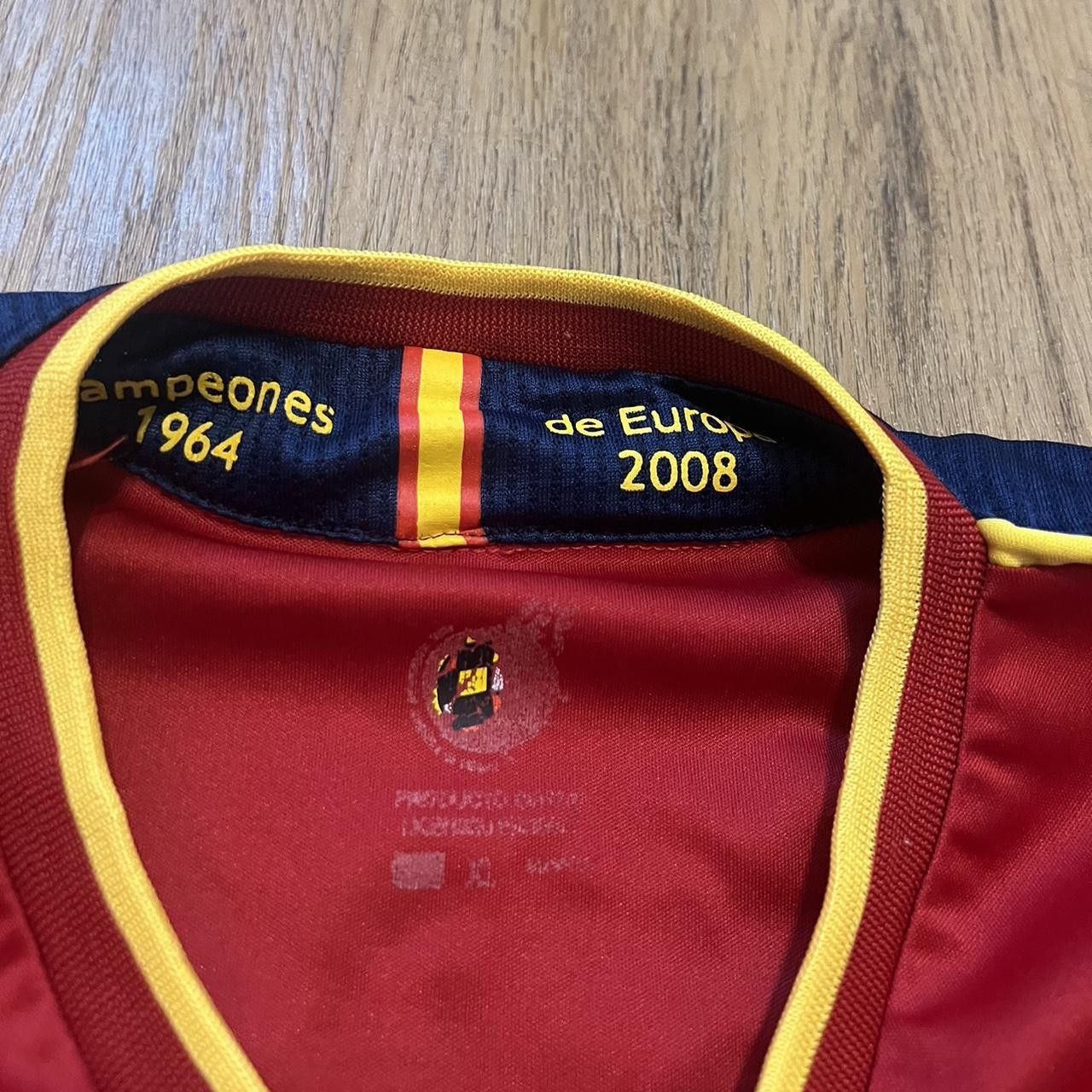 Other Spain 2012/13 home football shirt, red and yellow Size US XL / EU 56 / 4 - 5 Thumbnail