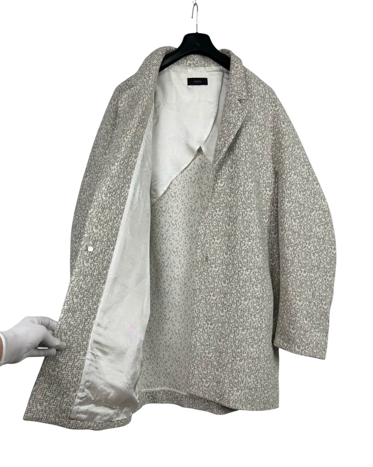Joseph Joseph Phill Tweed Richter Coat Cotton Viscose size 42 Size M / US 6-8 / IT 42-44 - 10 Thumbnail