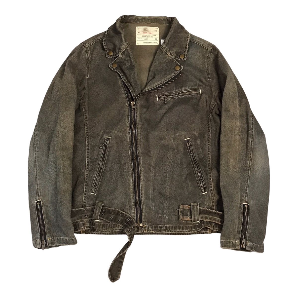 Edwin × If Six Was Nine × Tornado Mart DOUBLE COLLAR BLACK FADED EDWIN JAPAN PUNK STYLE JACKET Size US M / EU 48-50 / 2 - 1 Thumbnail